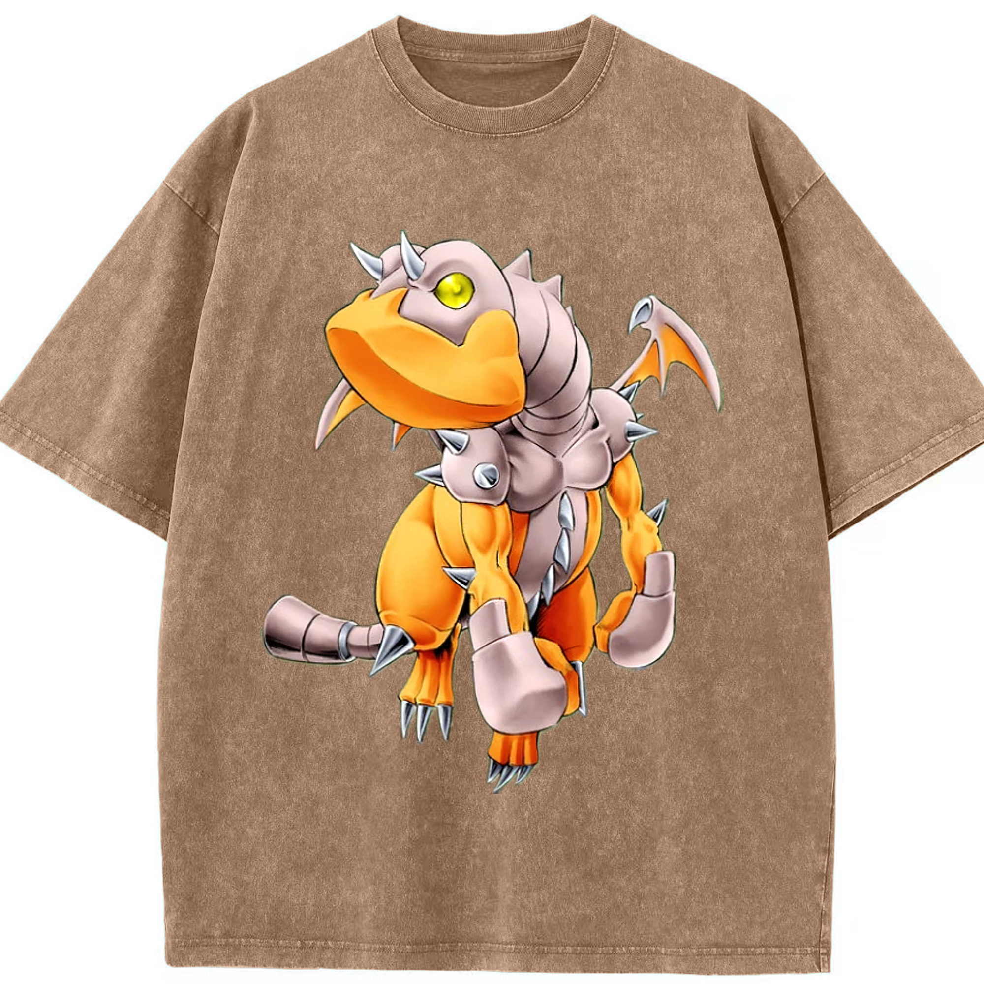 （画像用） 遊☆戯☆王 Yu-Gi-Oh! 綿100% ヴィンテージ風 半袖Tシャツ（フロントプリント）