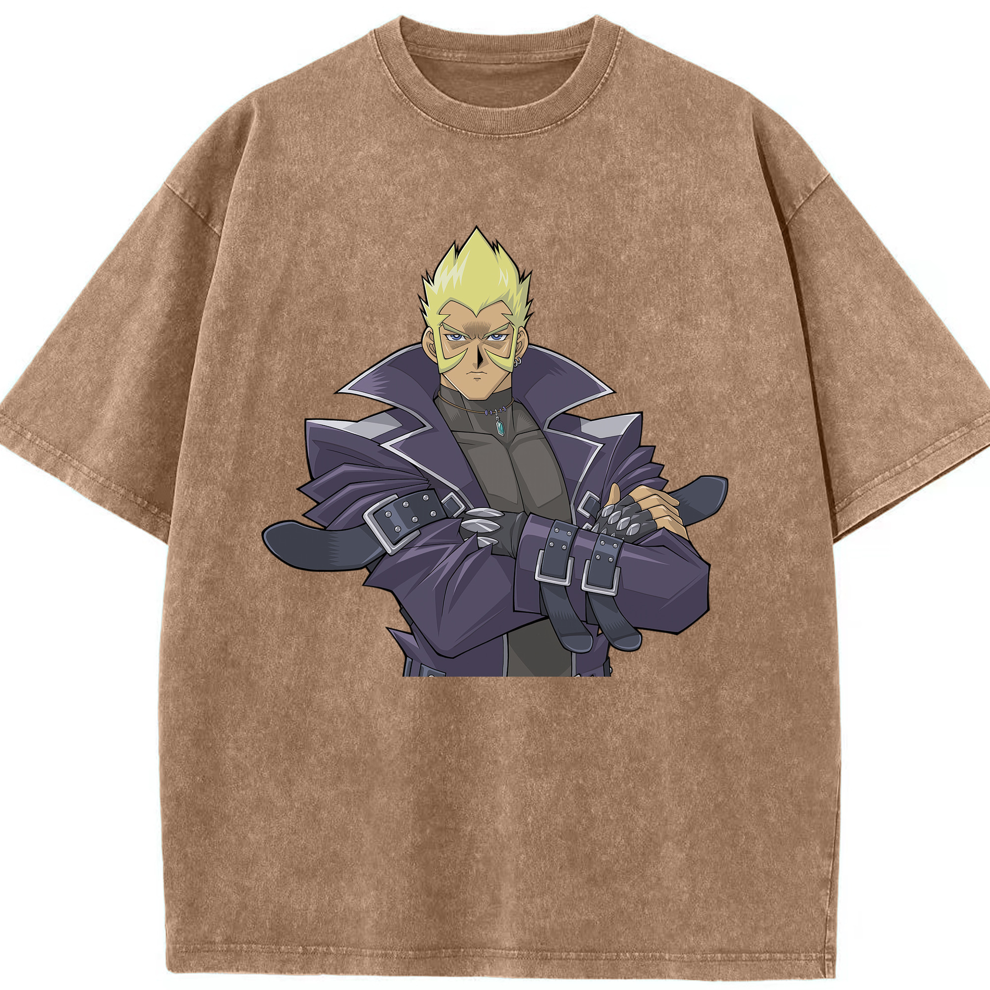 （画像用） 遊☆戯☆王 Yu-Gi-Oh! 綿100% ヴィンテージ風 半袖Tシャツ（フロントプリント）