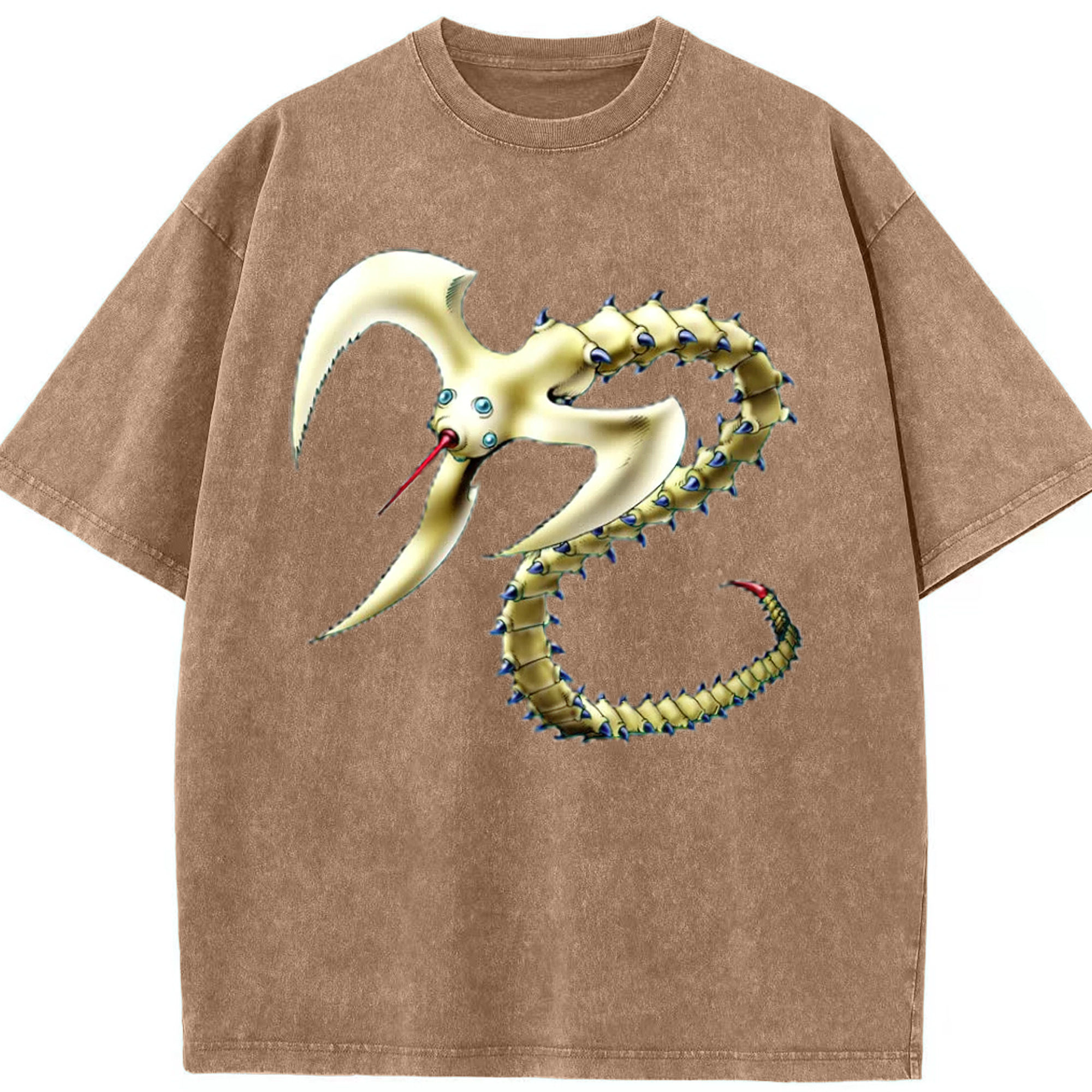 （画像用） 遊☆戯☆王 Yu-Gi-Oh! 綿100% ヴィンテージ風 半袖Tシャツ（フロントプリント）