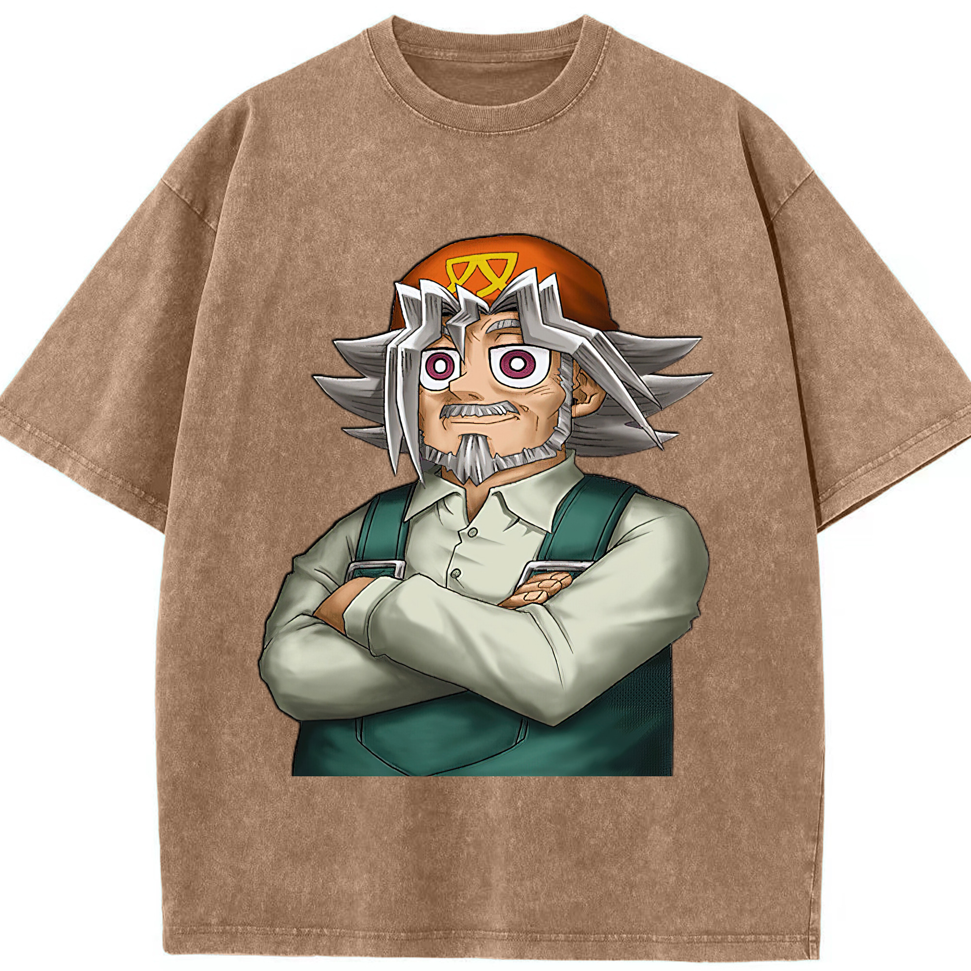 （画像用） 遊☆戯☆王 Yu-Gi-Oh! 綿100% ヴィンテージ風 半袖Tシャツ（フロントプリント）