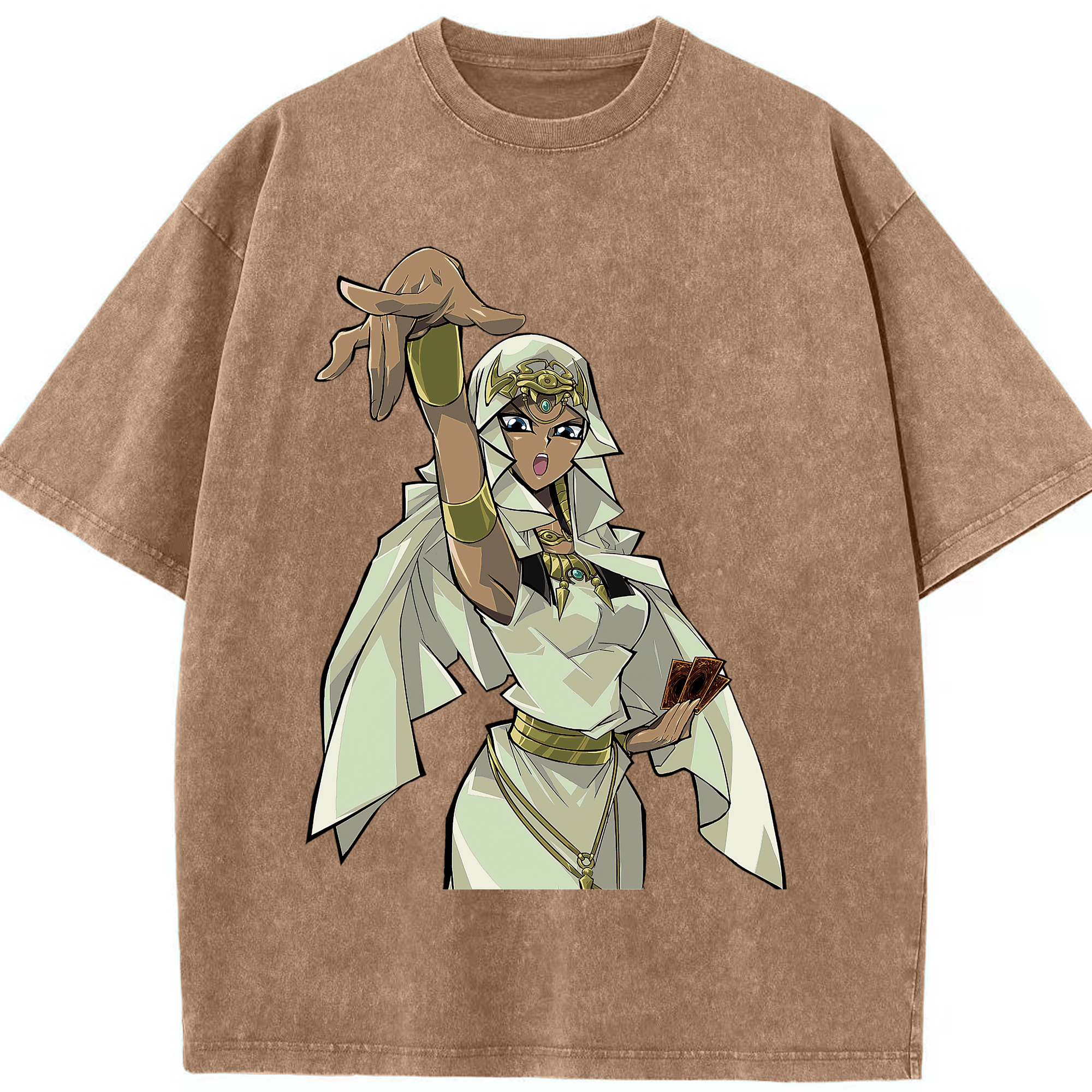 （画像用） 遊☆戯☆王 Yu-Gi-Oh! 綿100% ヴィンテージ風 半袖Tシャツ（フロントプリント）