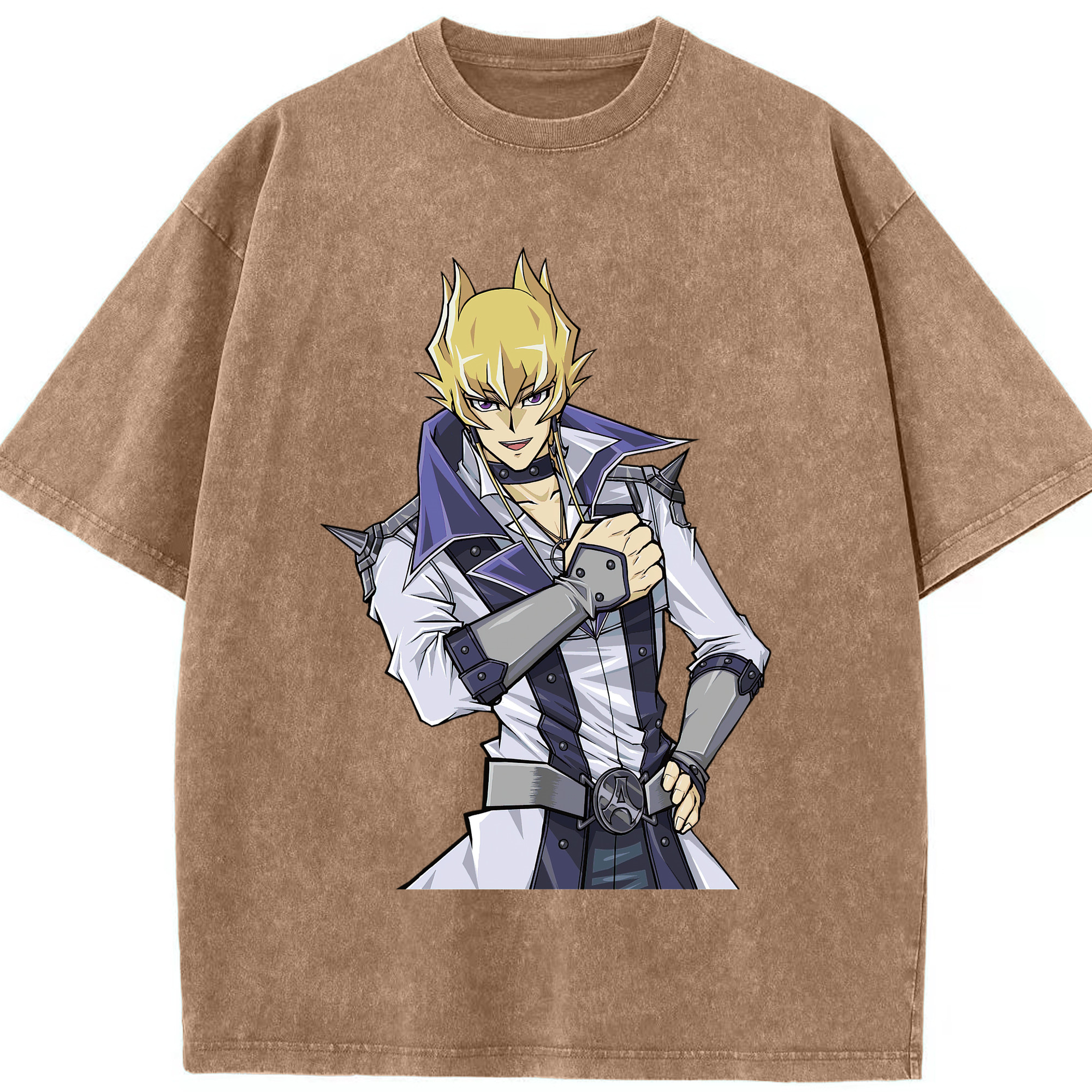 （画像用） 遊☆戯☆王 Yu-Gi-Oh! 綿100% ヴィンテージ風 半袖Tシャツ（フロントプリント）