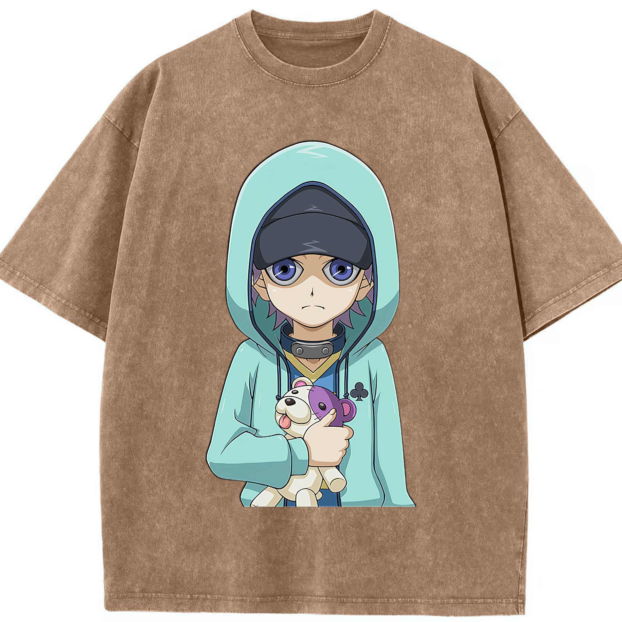 （画像用） 遊☆戯☆王 Yu-Gi-Oh! 綿100% ヴィンテージ風 半袖Tシャツ（フロントプリント）