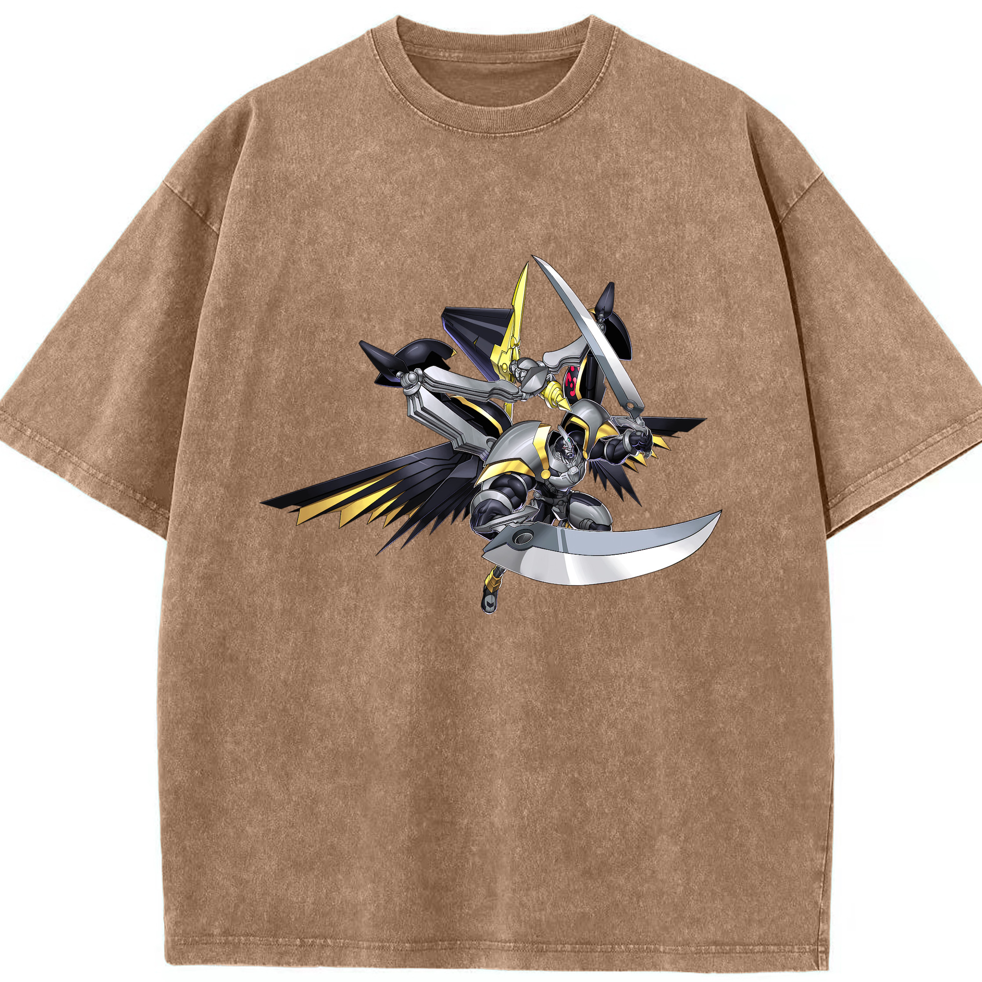 （画像用） 遊☆戯☆王 Yu-Gi-Oh! 綿100% ヴィンテージ風 半袖Tシャツ（フロントプリント）