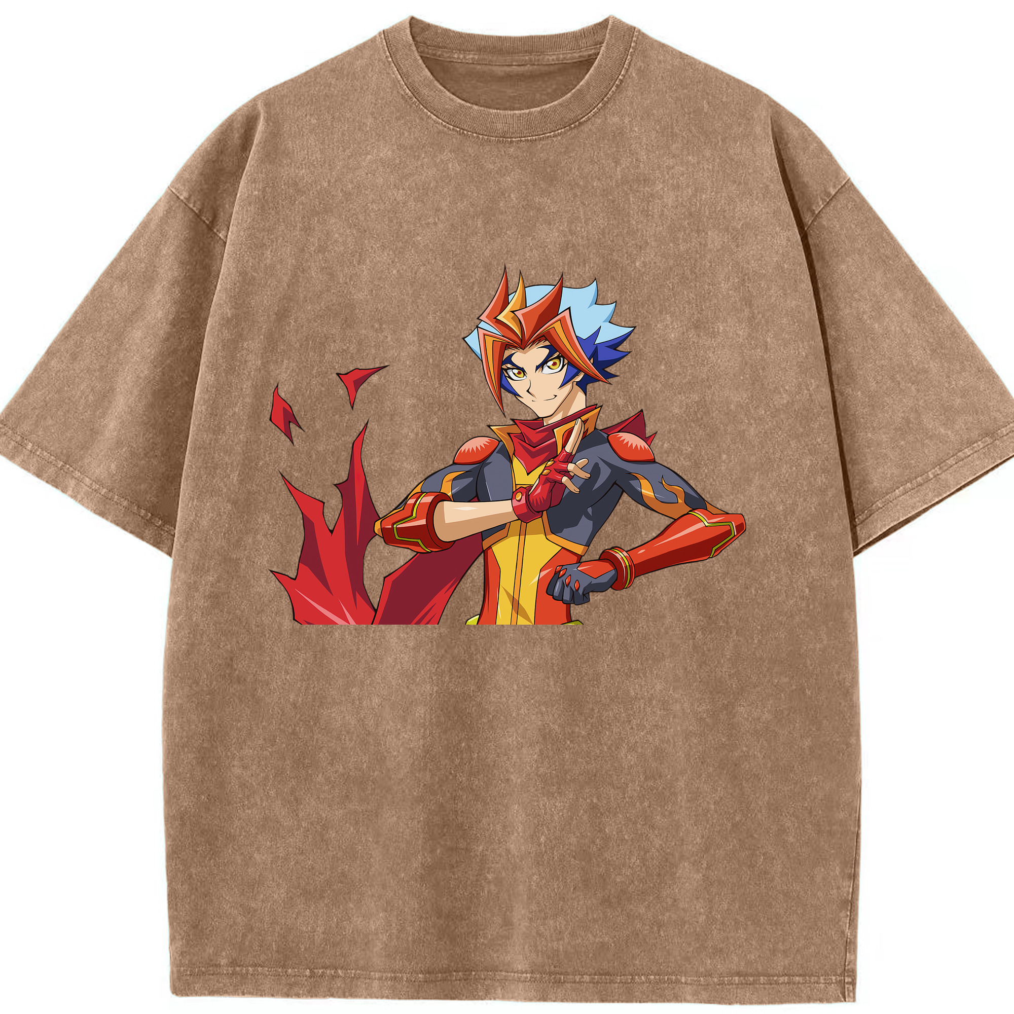 （画像用） 遊☆戯☆王 Yu-Gi-Oh! 綿100% ヴィンテージ風 半袖Tシャツ（フロントプリント）