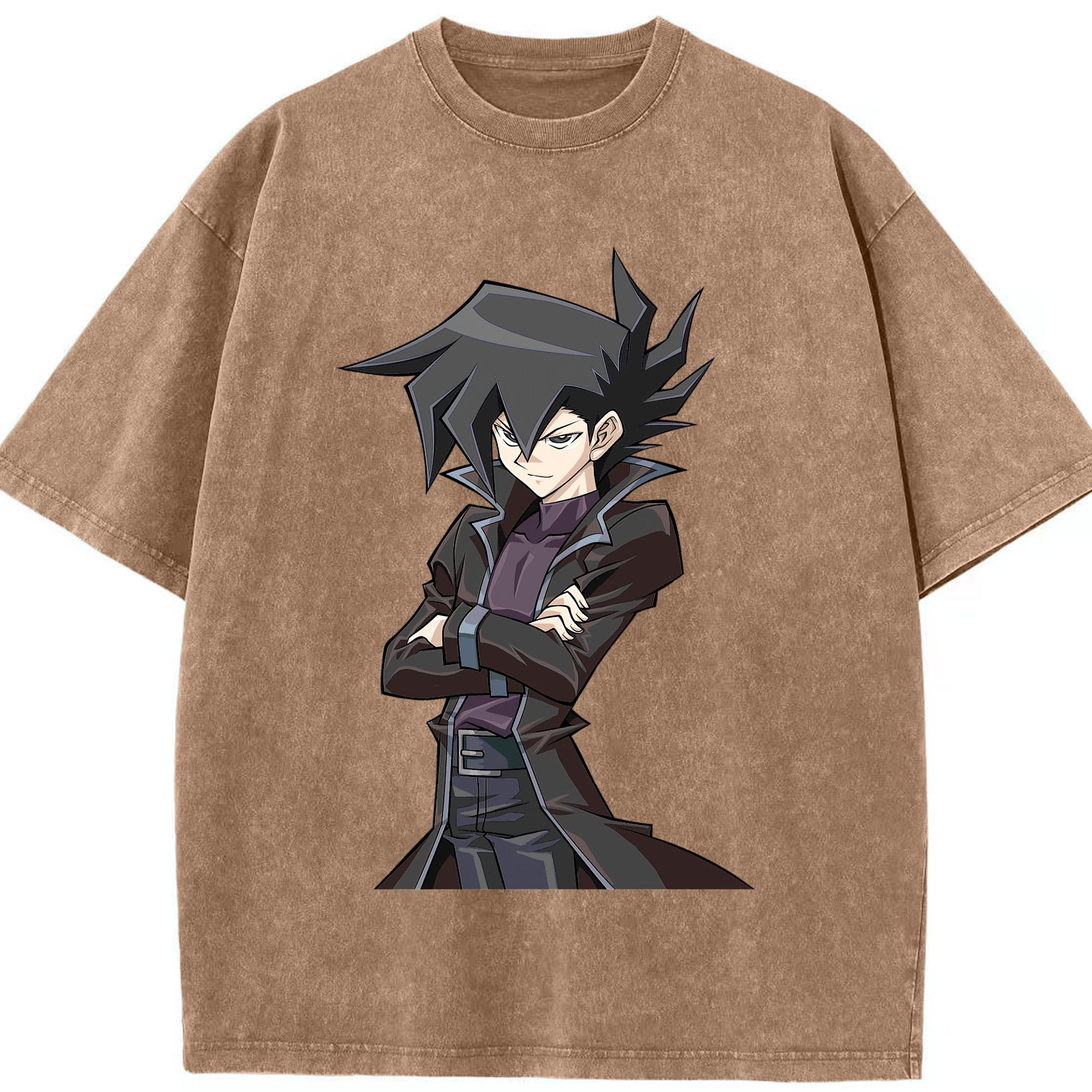（画像用） 遊☆戯☆王 Yu-Gi-Oh! 綿100% ヴィンテージ風 半袖Tシャツ（フロントプリント）