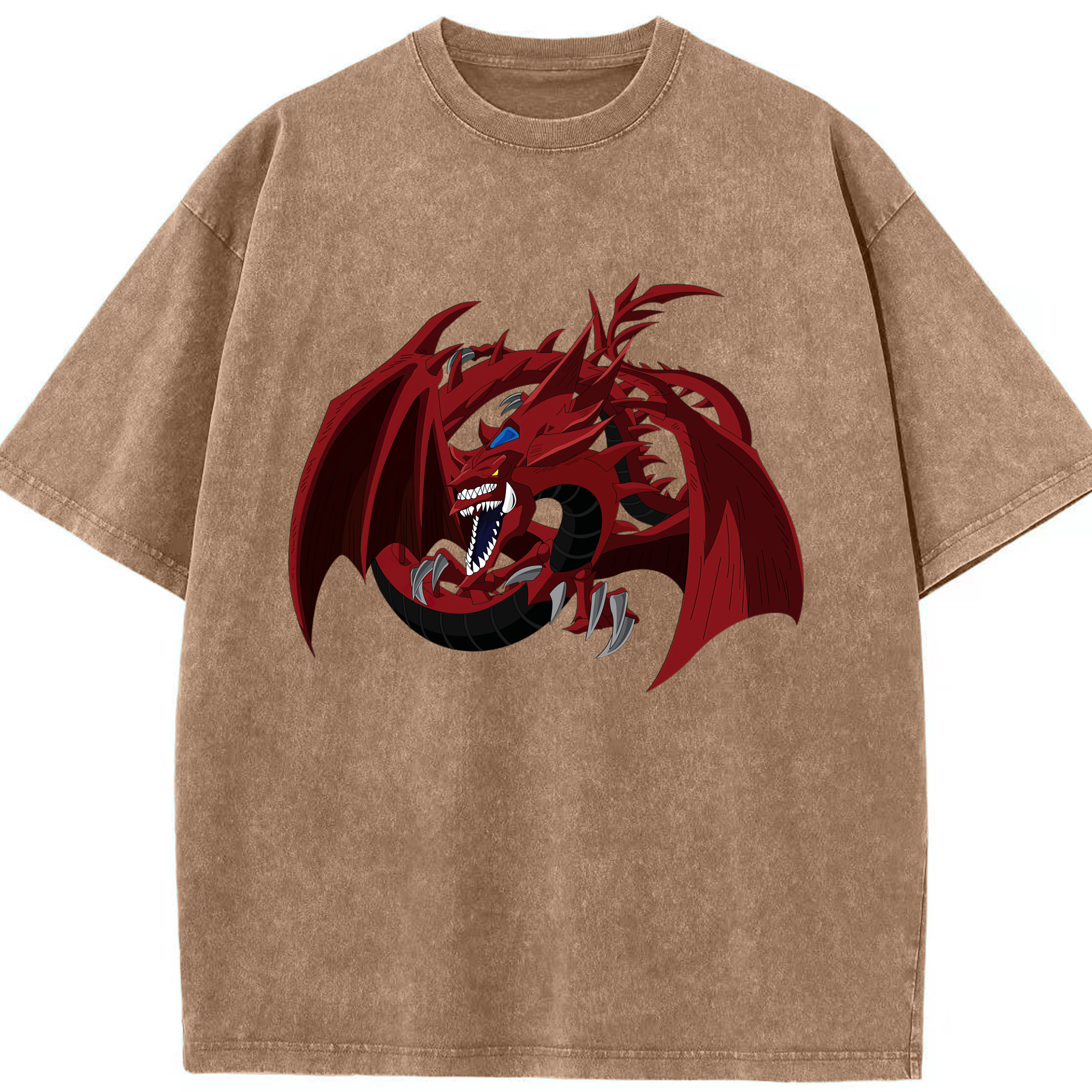 （画像用） 遊☆戯☆王 Yu-Gi-Oh! 綿100% ヴィンテージ風 半袖Tシャツ（フロントプリント）
