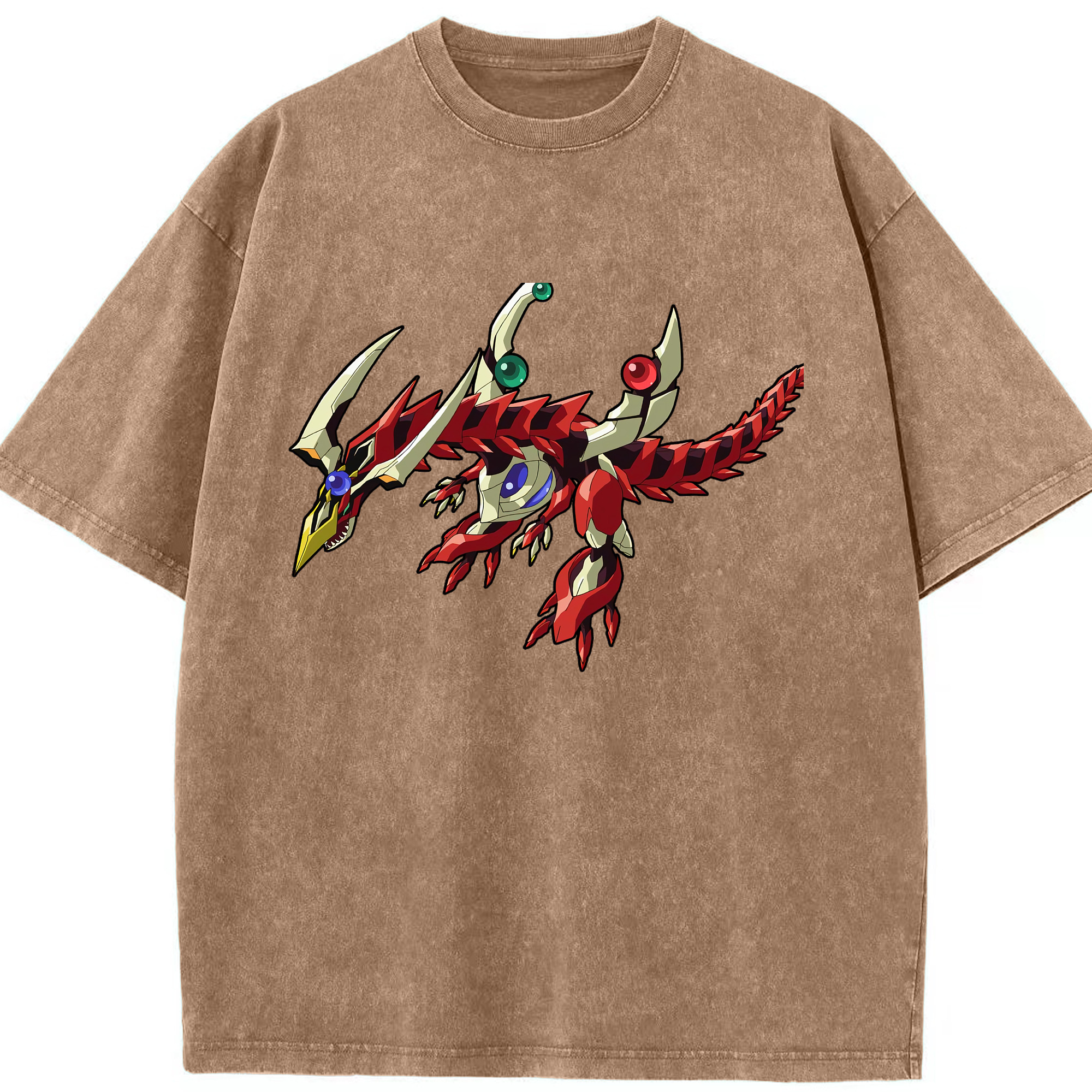 （画像用） 遊☆戯☆王 Yu-Gi-Oh! 綿100% ヴィンテージ風 半袖Tシャツ（フロントプリント）