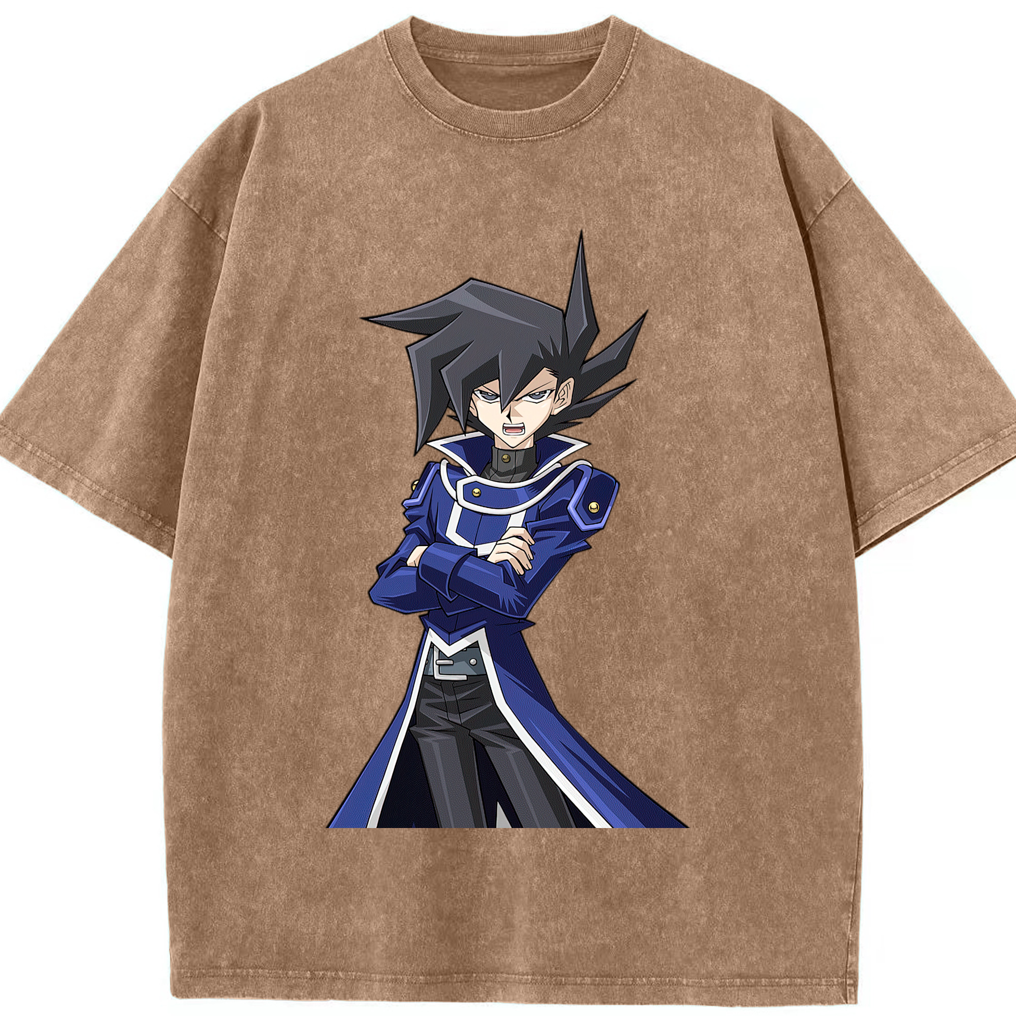 （画像用） 遊☆戯☆王 Yu-Gi-Oh! 綿100% ヴィンテージ風 半袖Tシャツ（フロントプリント）