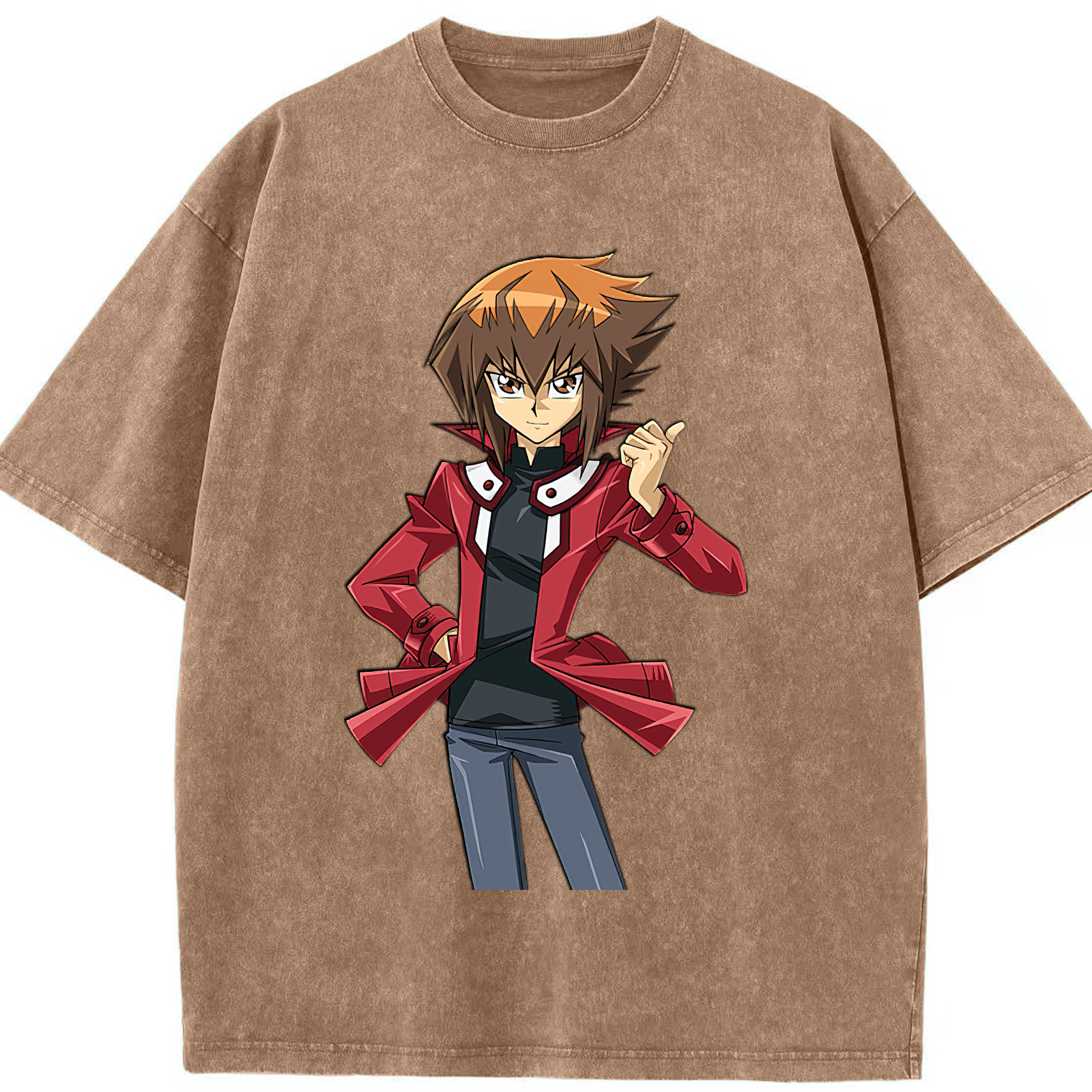 （画像用） 遊☆戯☆王 Yu-Gi-Oh! 綿100% ヴィンテージ風 半袖Tシャツ（フロントプリント）