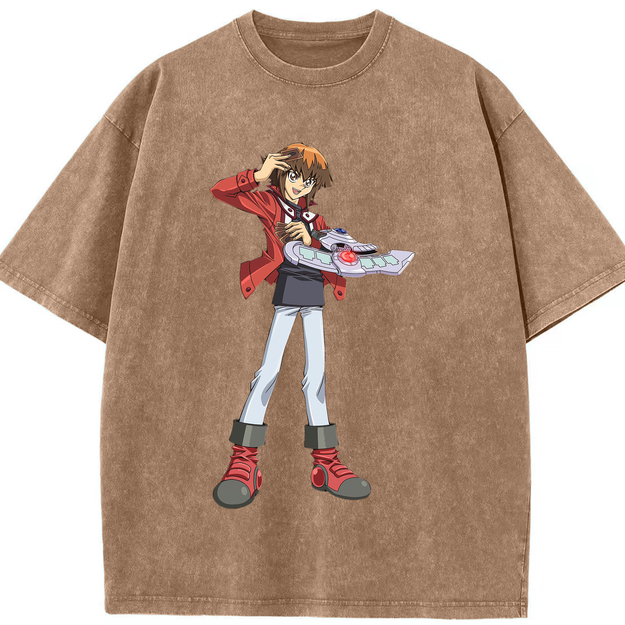 （画像用） 遊☆戯☆王 Yu-Gi-Oh! 綿100% ヴィンテージ風 半袖Tシャツ（フロントプリント）