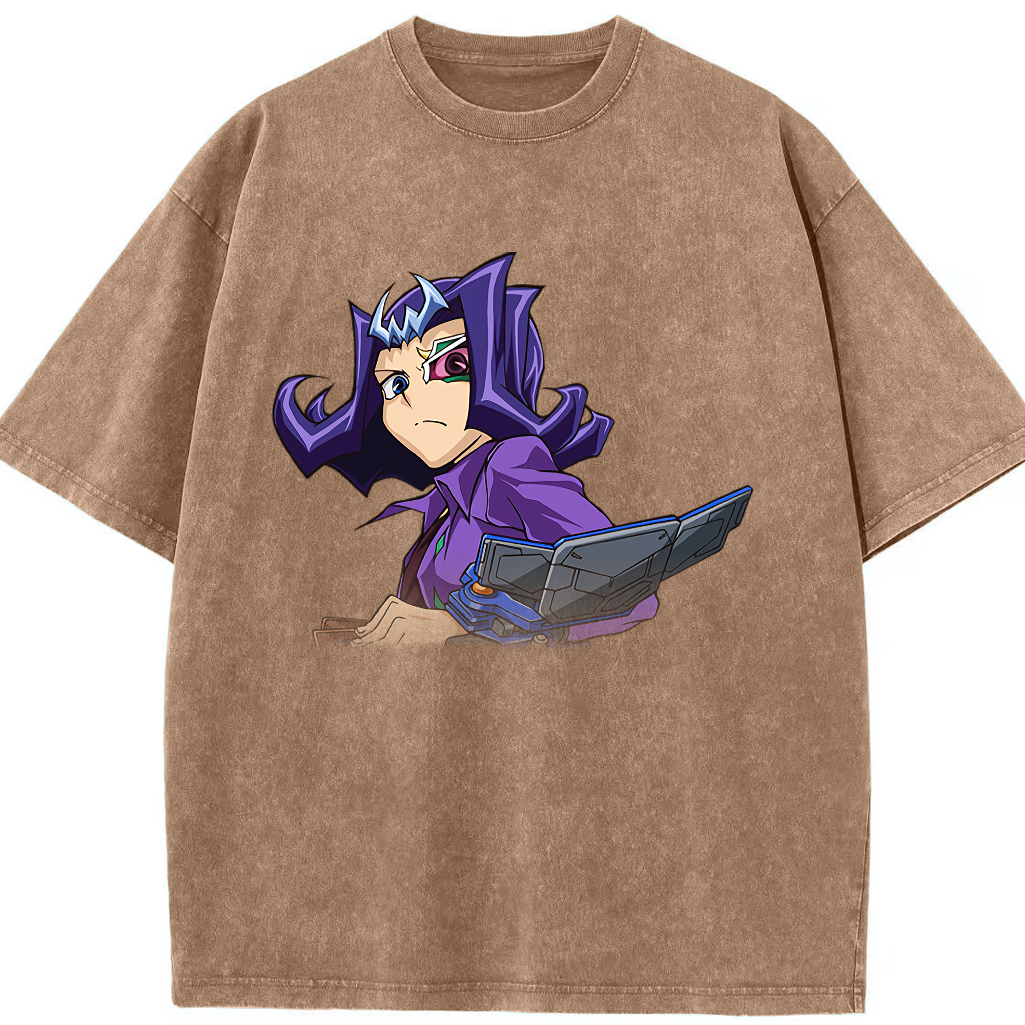 （画像用） 遊☆戯☆王 Yu-Gi-Oh! 綿100% ヴィンテージ風 半袖Tシャツ（フロントプリント）