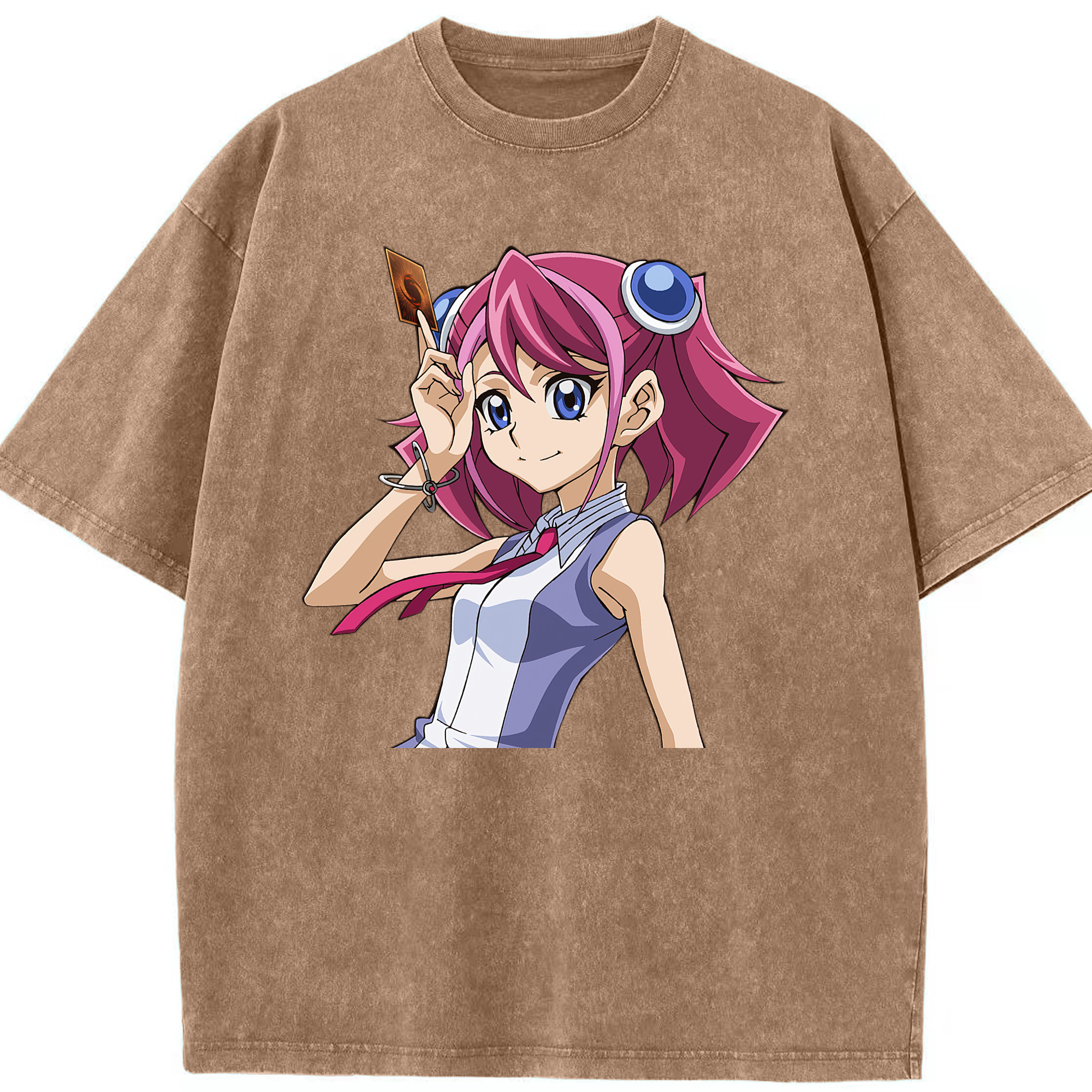 （画像用） 遊☆戯☆王 Yu-Gi-Oh! 綿100% ヴィンテージ風 半袖Tシャツ（フロントプリント）
