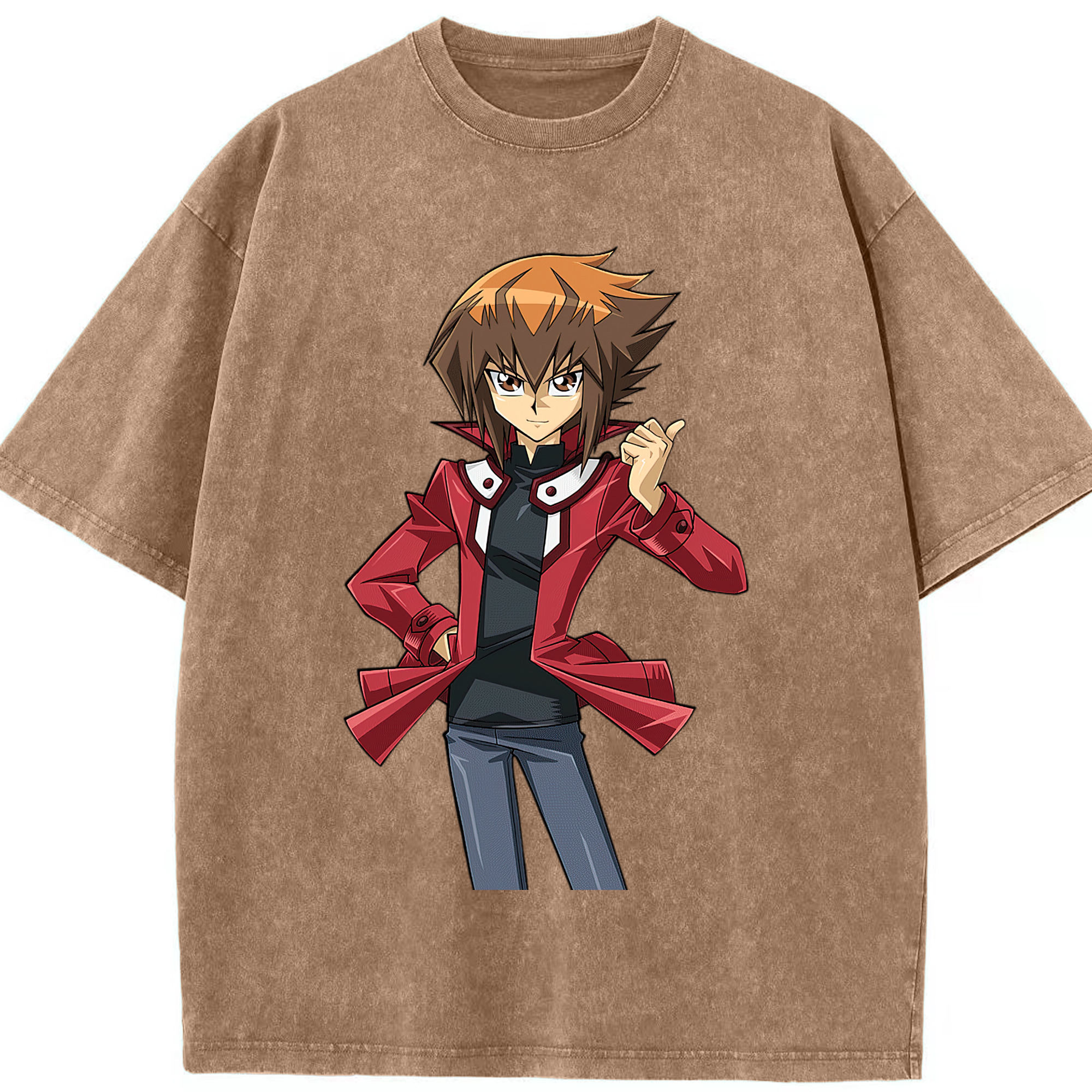 （画像用） 遊☆戯☆王 Yu-Gi-Oh! 綿100% ヴィンテージ風 半袖Tシャツ（フロントプリント）