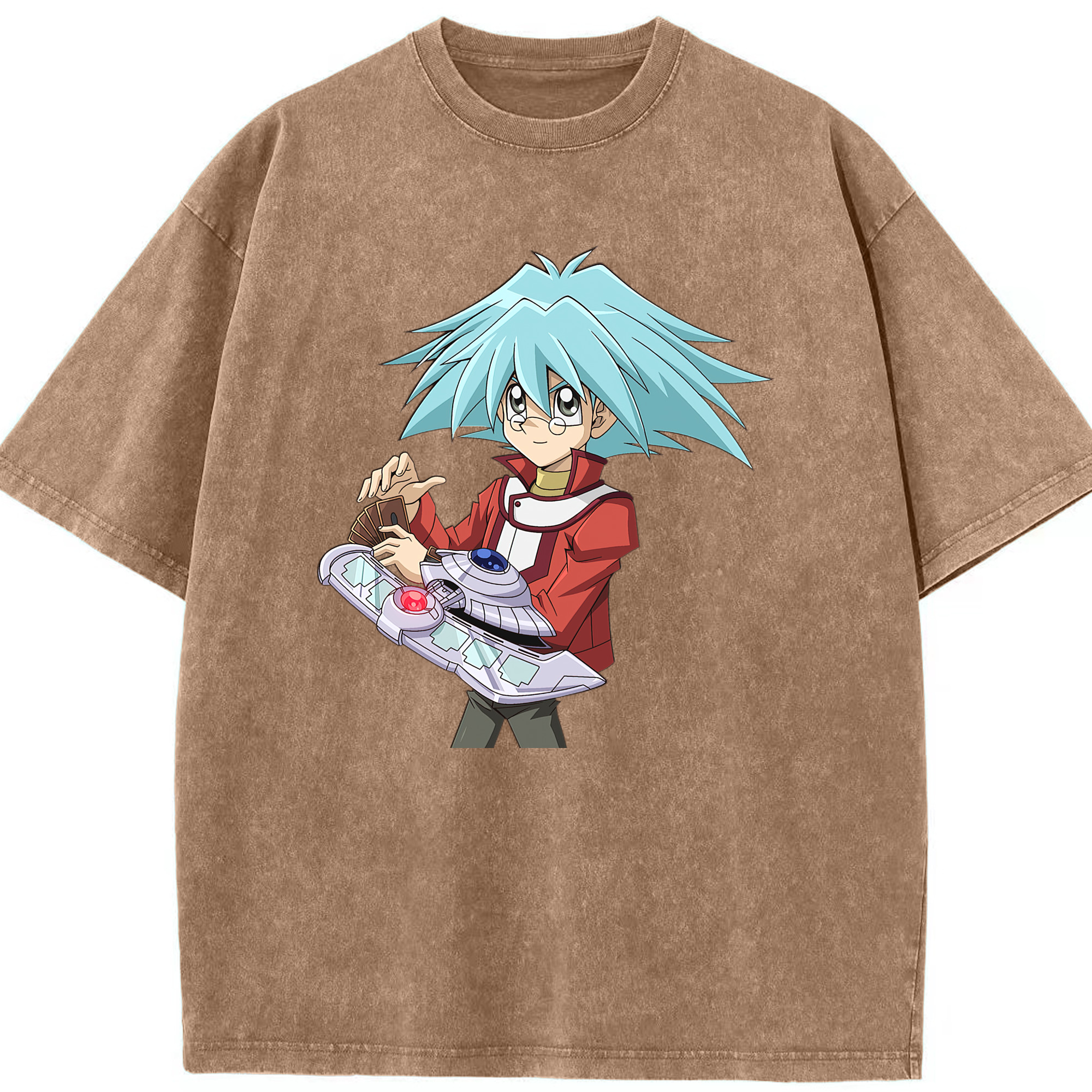 （画像用） 遊☆戯☆王 Yu-Gi-Oh! 綿100% ヴィンテージ風 半袖Tシャツ（フロントプリント）