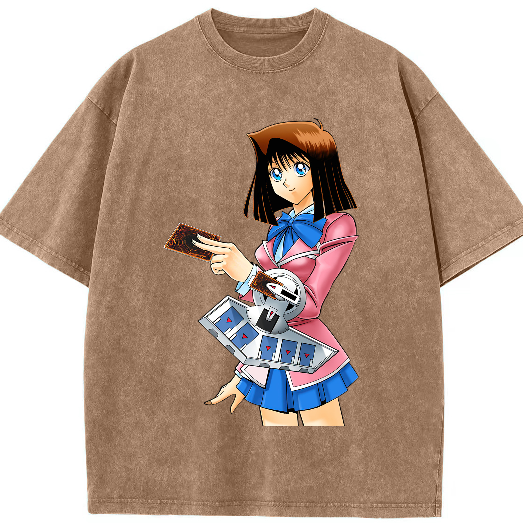 （画像用） 遊☆戯☆王 Yu-Gi-Oh! 綿100% ヴィンテージ風 半袖Tシャツ（フロントプリント）