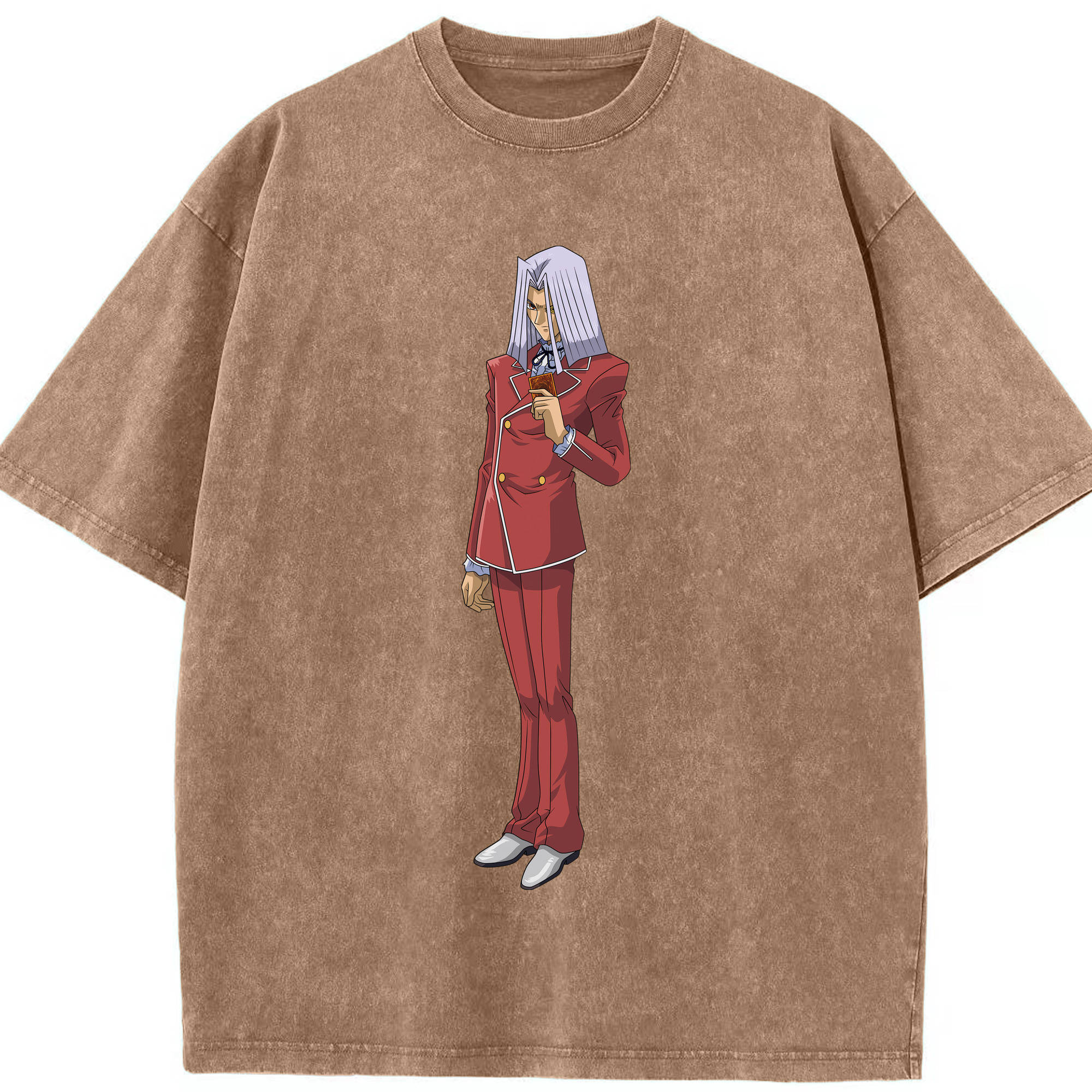 （画像用） 遊☆戯☆王 Yu-Gi-Oh! 綿100% ヴィンテージ風 半袖Tシャツ（フロントプリント）