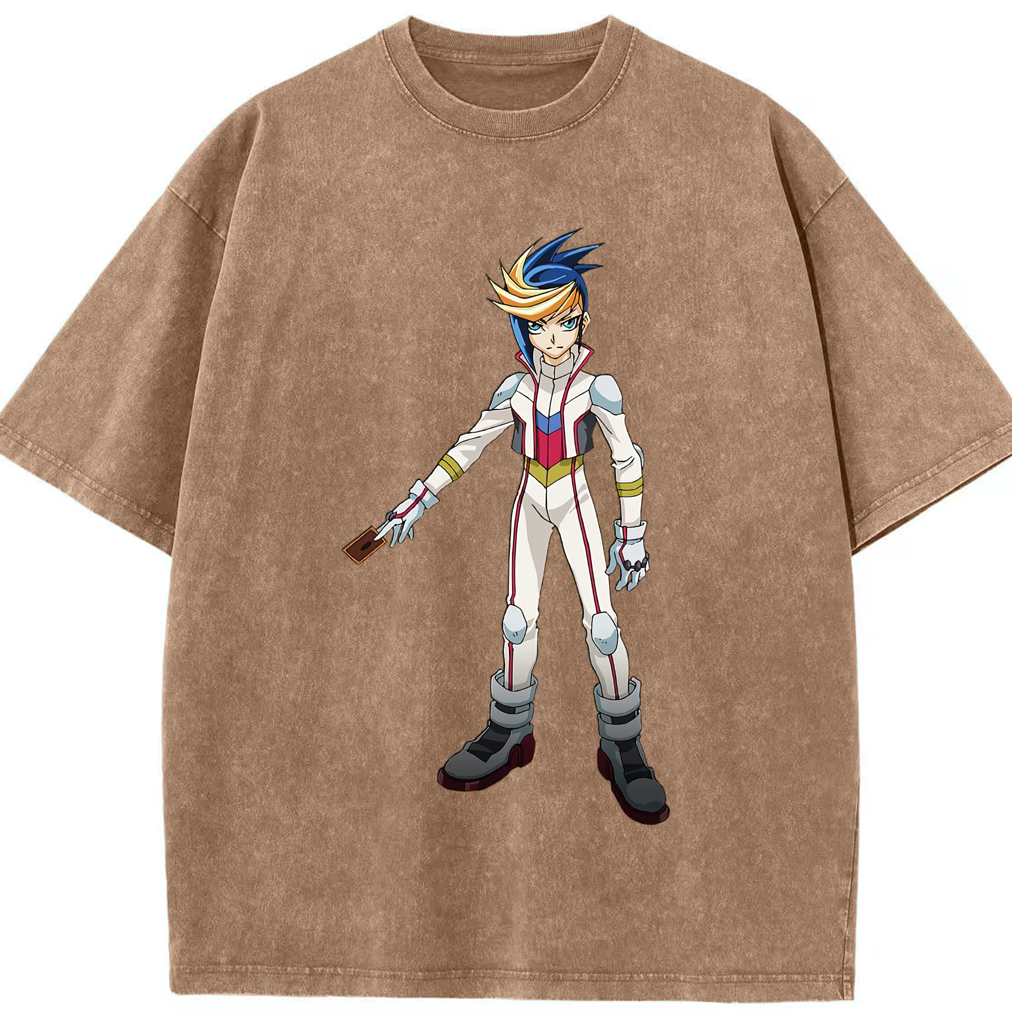 （画像用） 遊☆戯☆王 Yu-Gi-Oh! 綿100% ヴィンテージ風 半袖Tシャツ（フロントプリント）