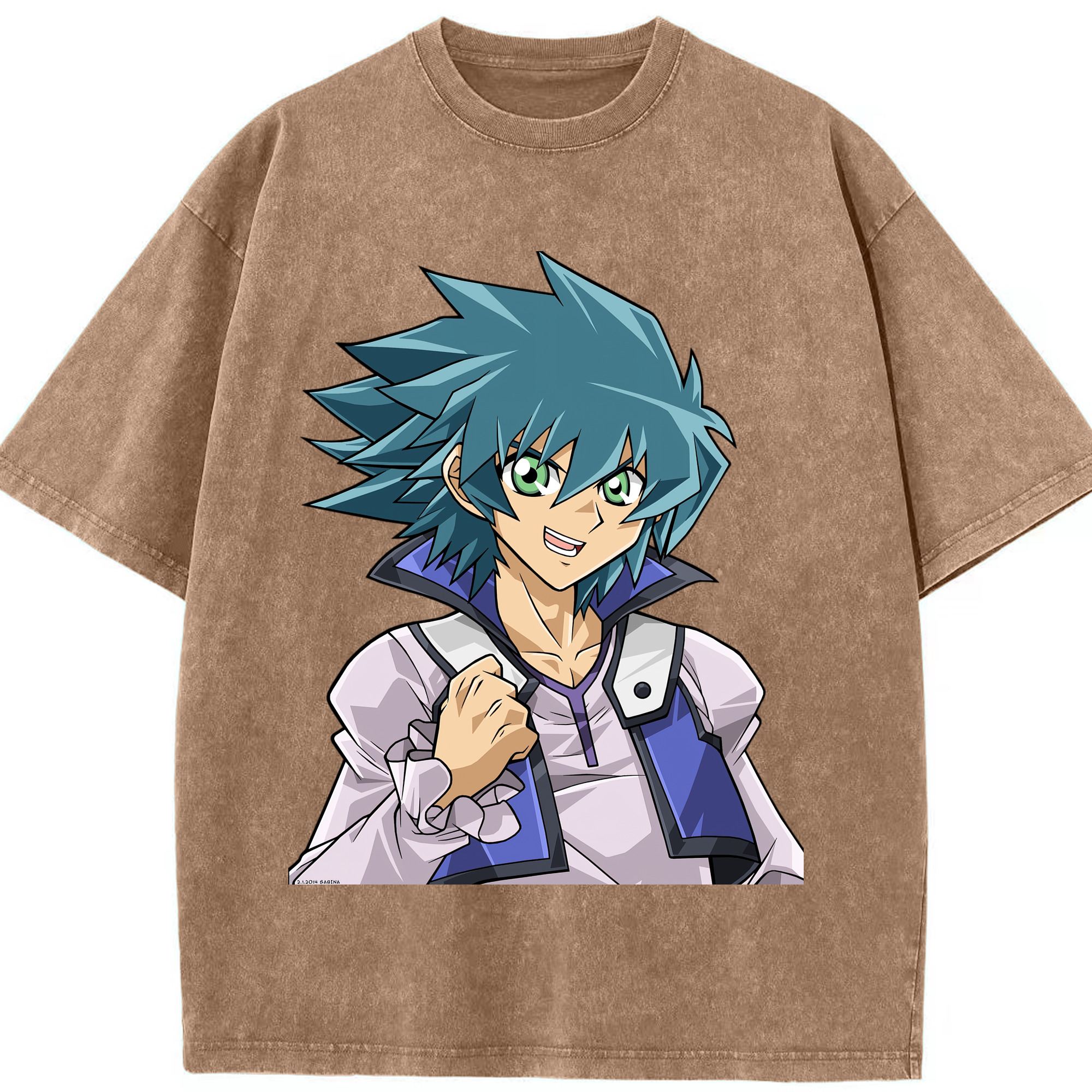 （画像用） 遊☆戯☆王 Yu-Gi-Oh! 綿100% ヴィンテージ風 半袖Tシャツ（フロントプリント）