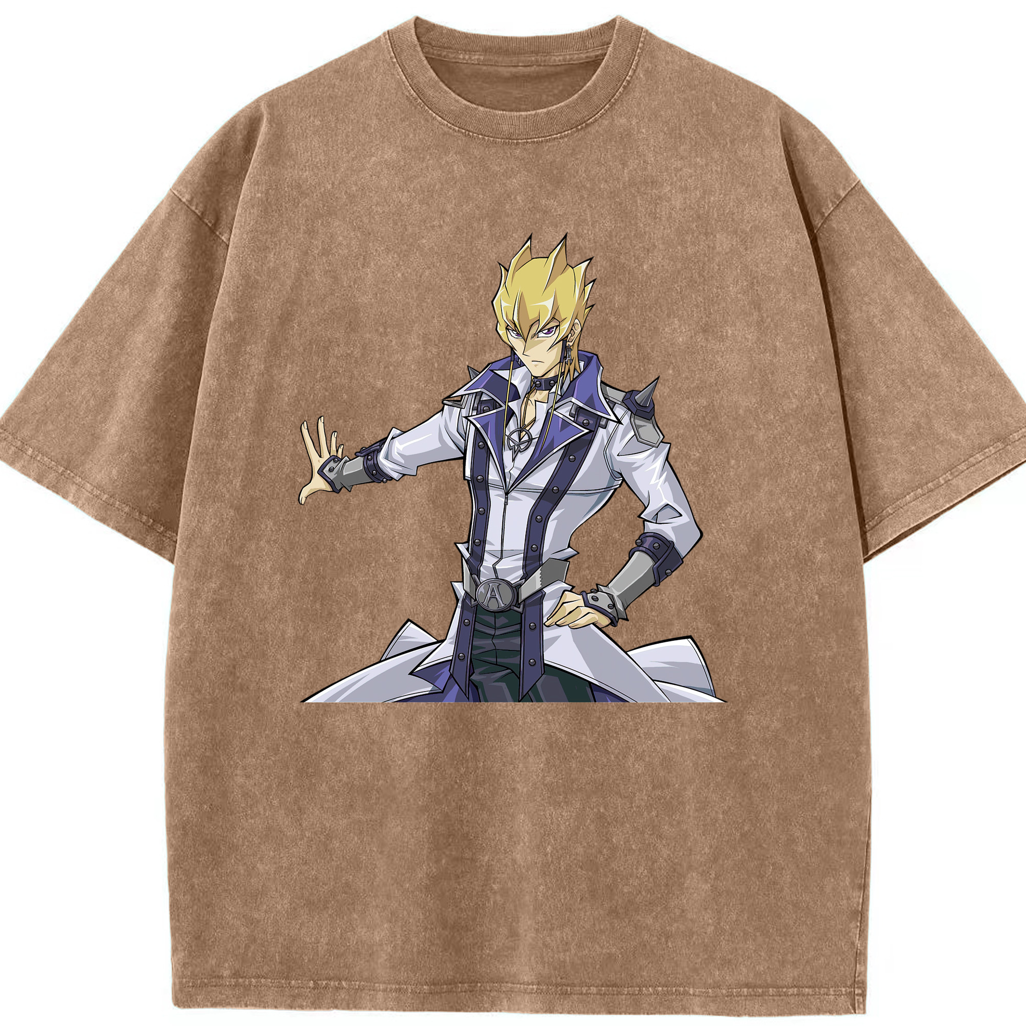 （画像用） 遊☆戯☆王 Yu-Gi-Oh! 綿100% ヴィンテージ風 半袖Tシャツ（フロントプリント）