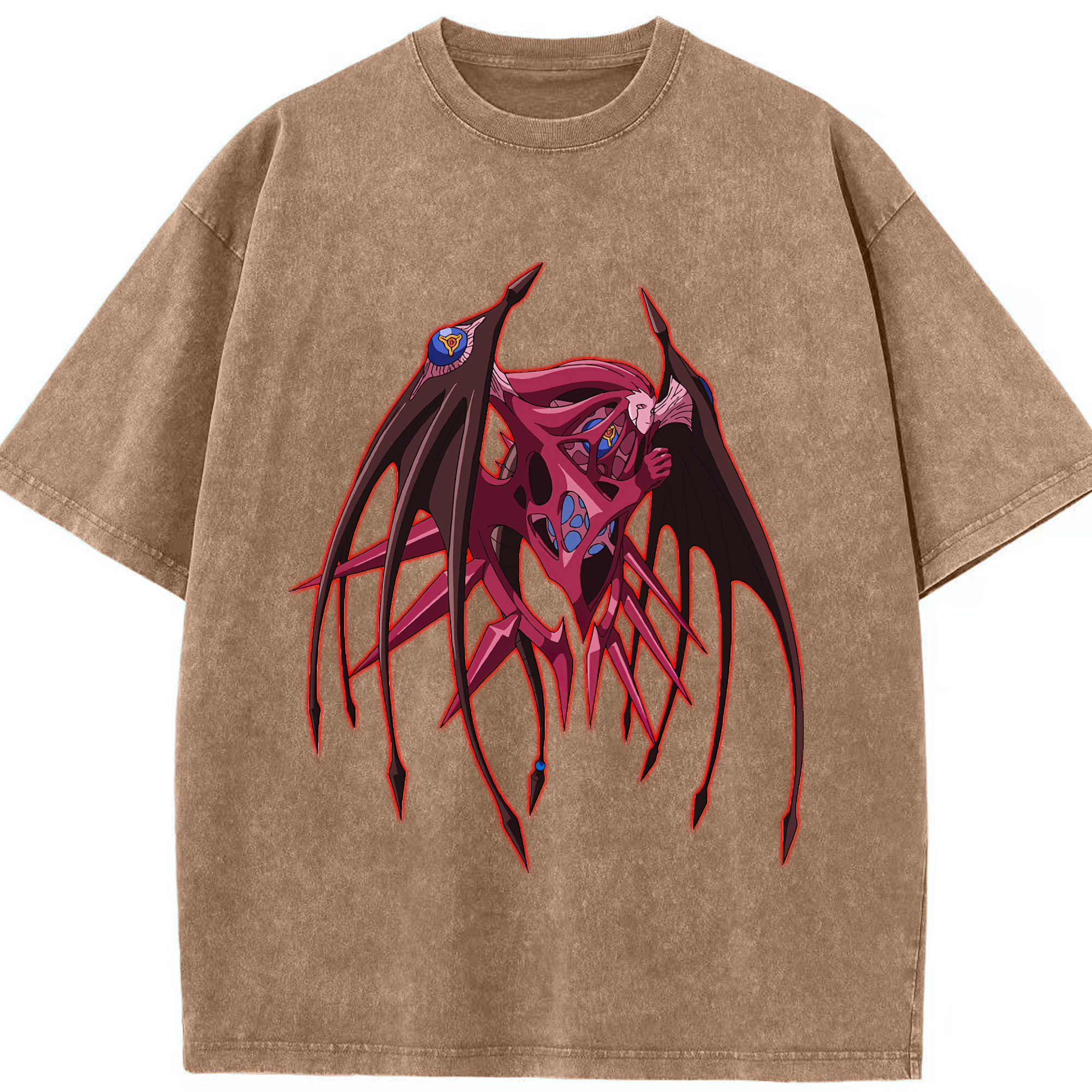 （画像用） 遊☆戯☆王 Yu-Gi-Oh! 綿100% ヴィンテージ風 半袖Tシャツ（フロントプリント）