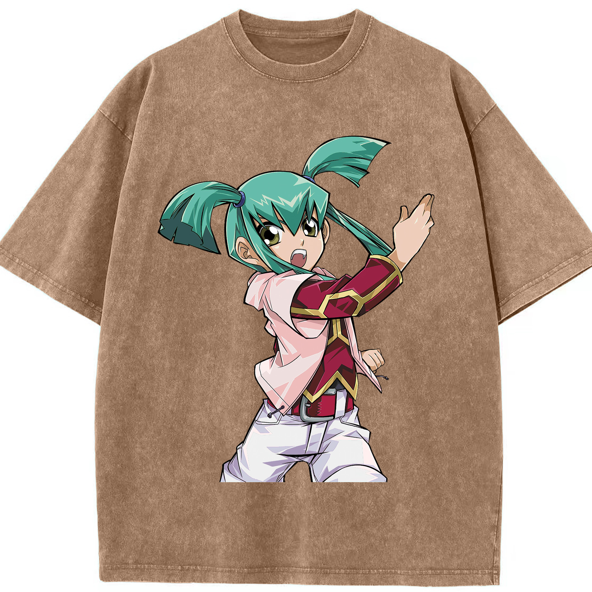 （画像用） 遊☆戯☆王 Yu-Gi-Oh! 綿100% ヴィンテージ風 半袖Tシャツ（フロントプリント）