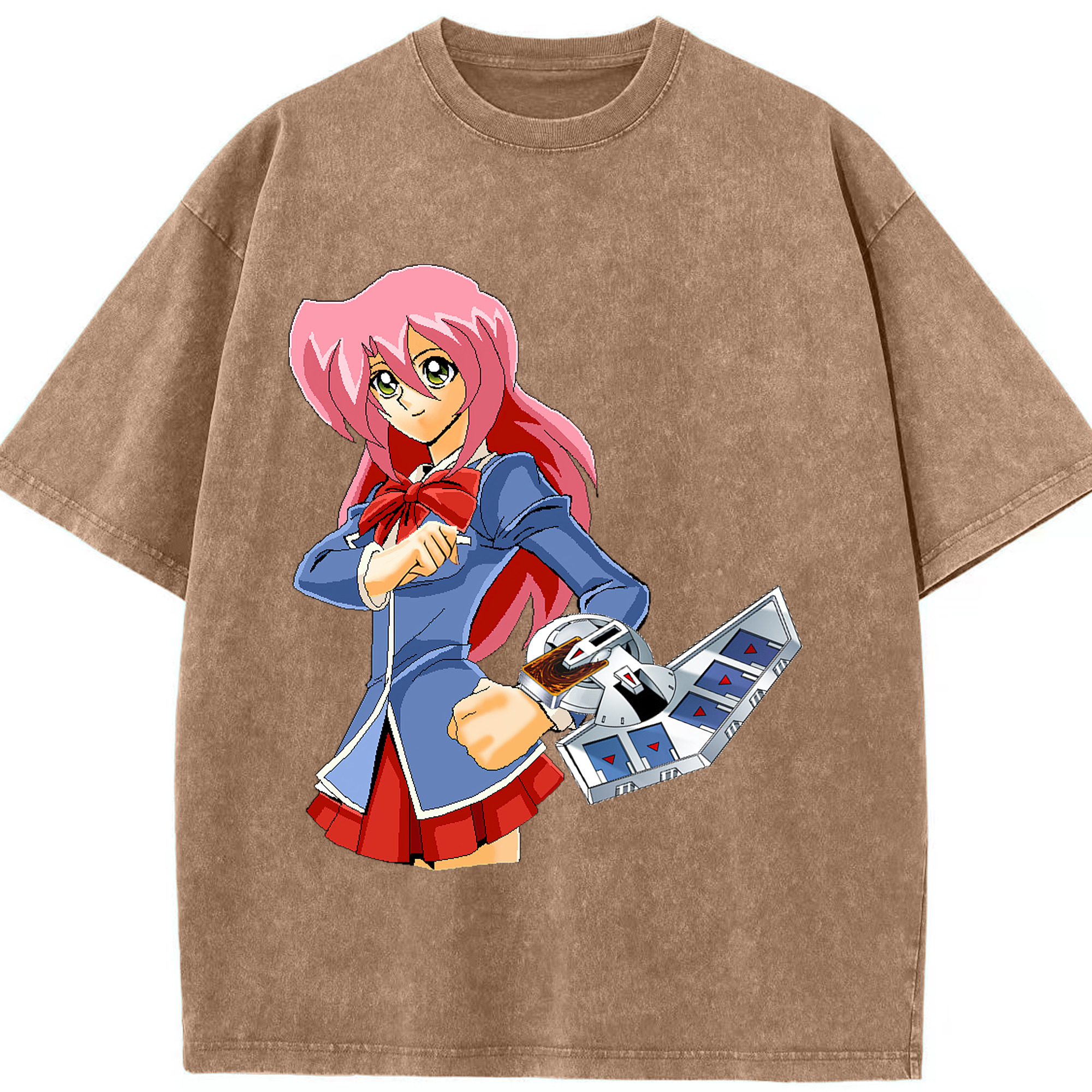 （画像用） 遊☆戯☆王 Yu-Gi-Oh! 綿100% ヴィンテージ風 半袖Tシャツ（フロントプリント）