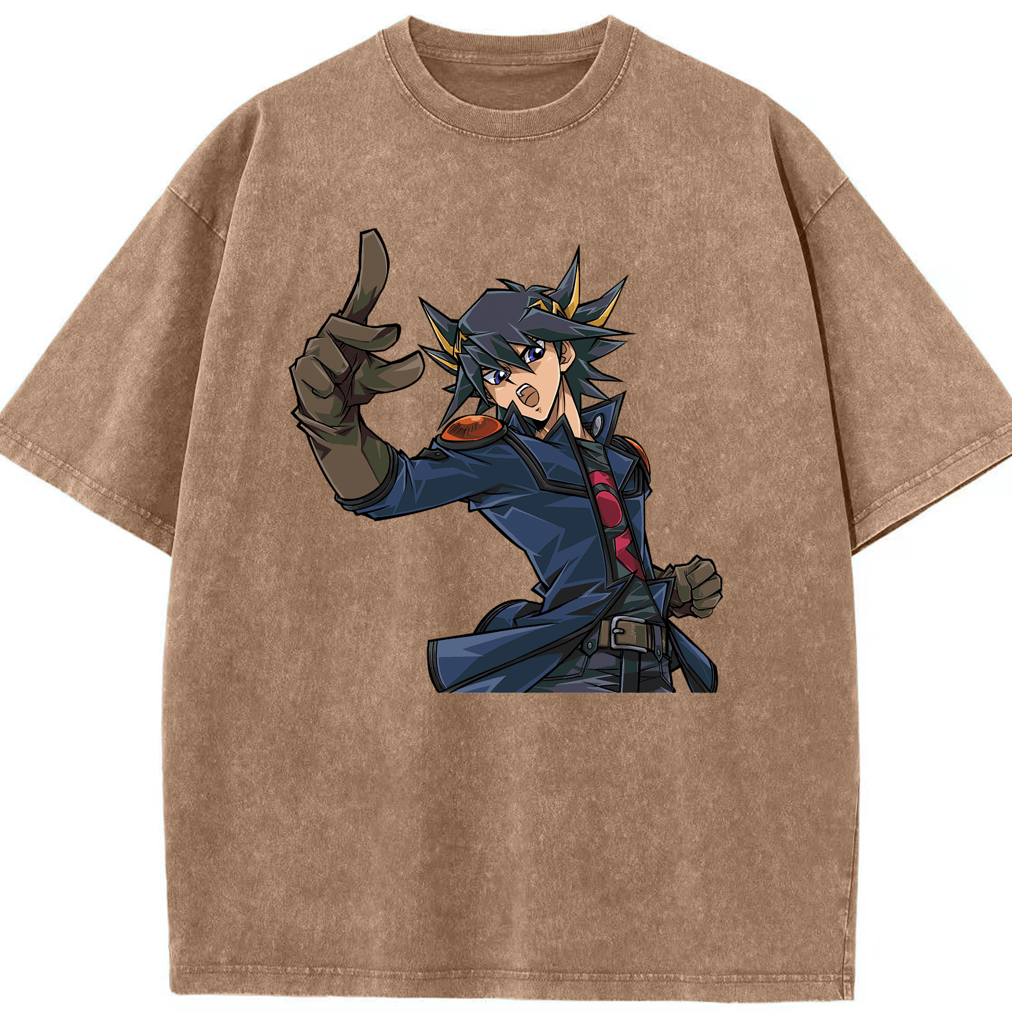 （画像用） 遊☆戯☆王 Yu-Gi-Oh! 綿100% ヴィンテージ風 半袖Tシャツ（フロントプリント）