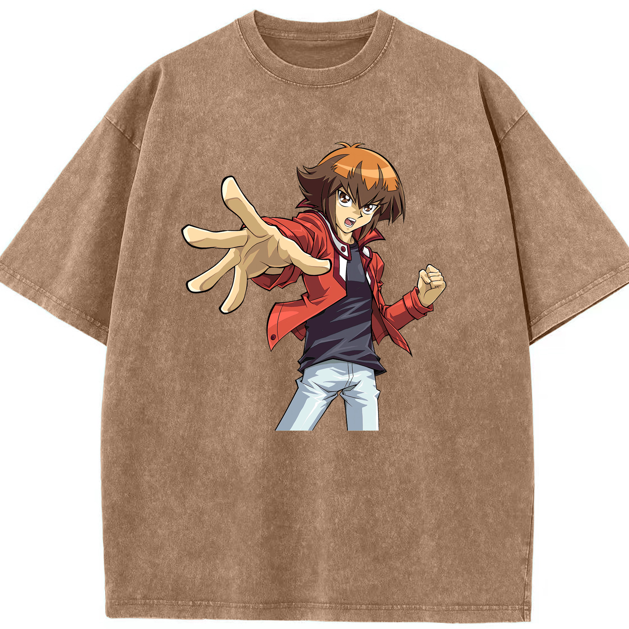 （画像用） 遊☆戯☆王 Yu-Gi-Oh! 綿100% ヴィンテージ風 半袖Tシャツ（フロントプリント）
