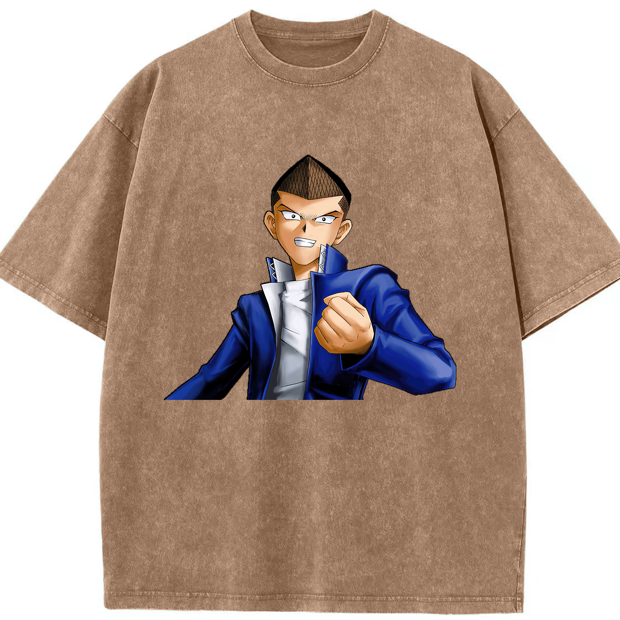 （画像用） 遊☆戯☆王 Yu-Gi-Oh! 綿100% ヴィンテージ風 半袖Tシャツ（フロントプリント）