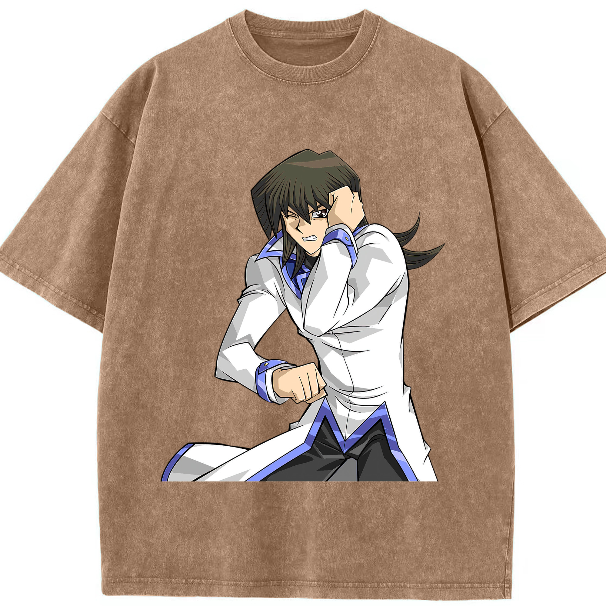 （画像用） 遊☆戯☆王 Yu-Gi-Oh! 綿100% ヴィンテージ風 半袖Tシャツ（フロントプリント）