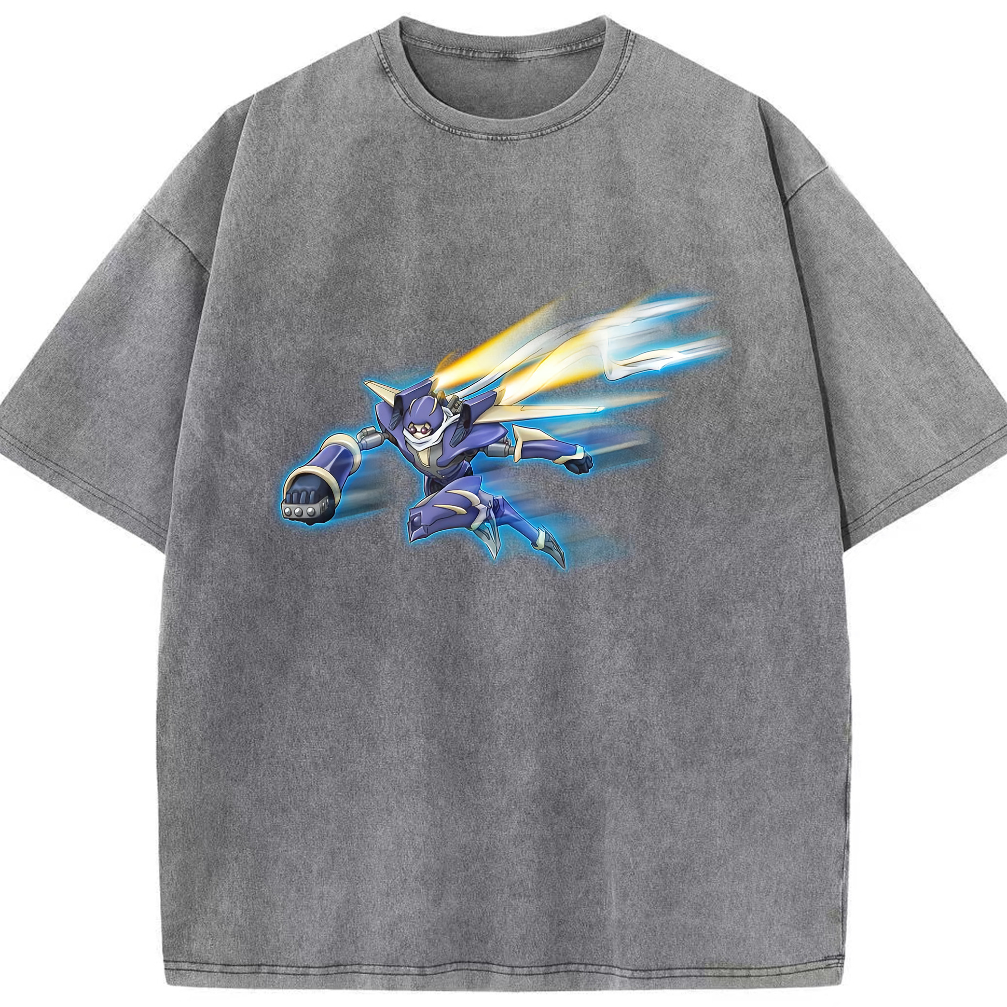 （画像用） 遊☆戯☆王 Yu-Gi-Oh! 綿100% ヴィンテージ風 半袖Tシャツ（フロントプリント）