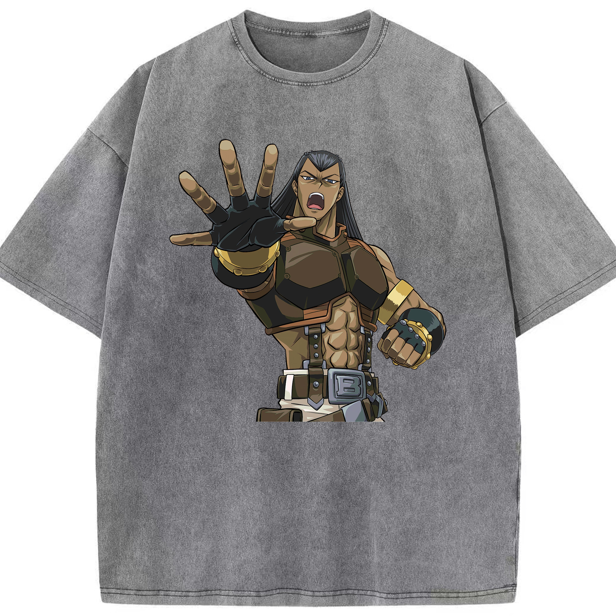 （画像用） 遊☆戯☆王 Yu-Gi-Oh! 綿100% ヴィンテージ風 半袖Tシャツ（フロントプリント）