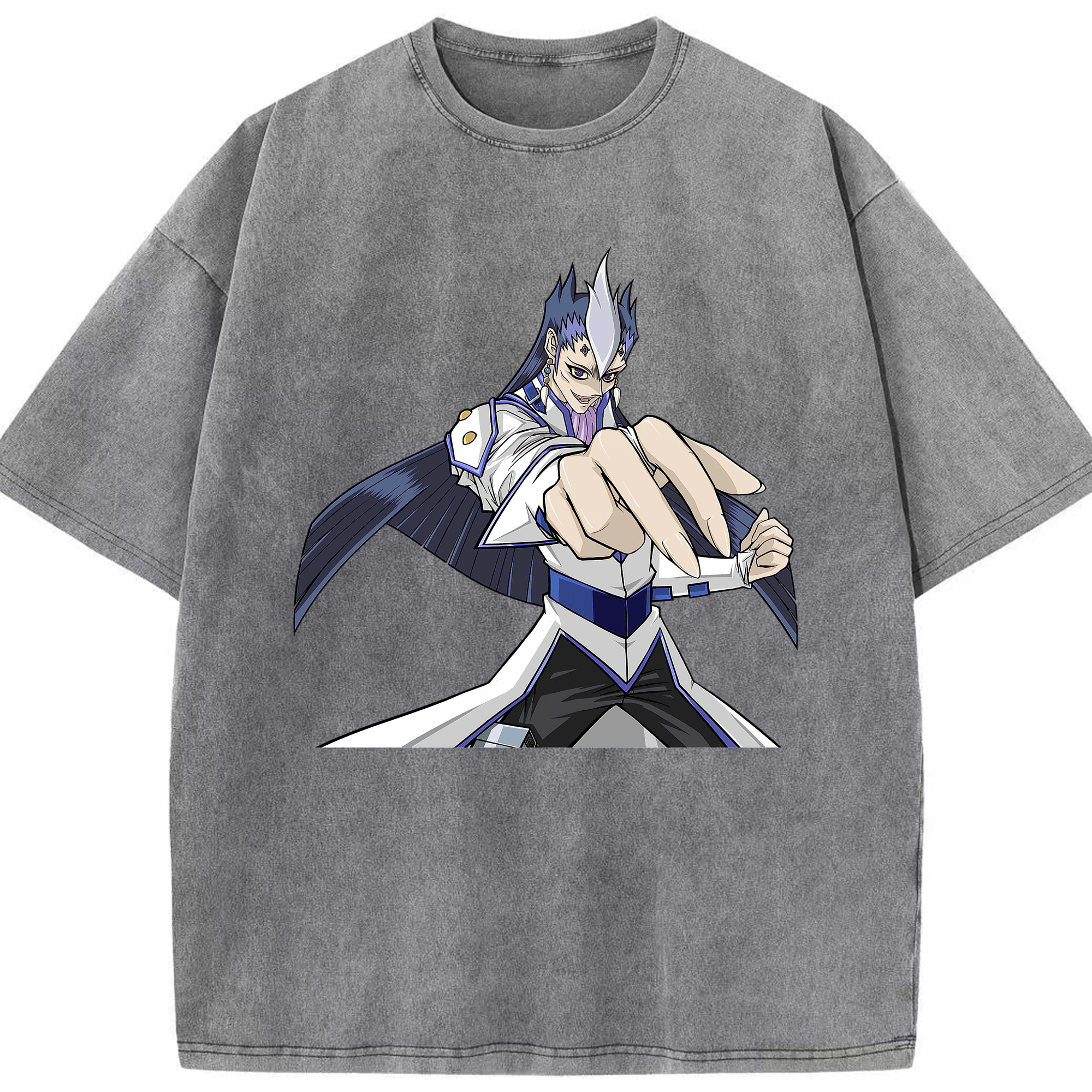 （画像用） 遊☆戯☆王 Yu-Gi-Oh! 綿100% ヴィンテージ風 半袖Tシャツ（フロントプリント）