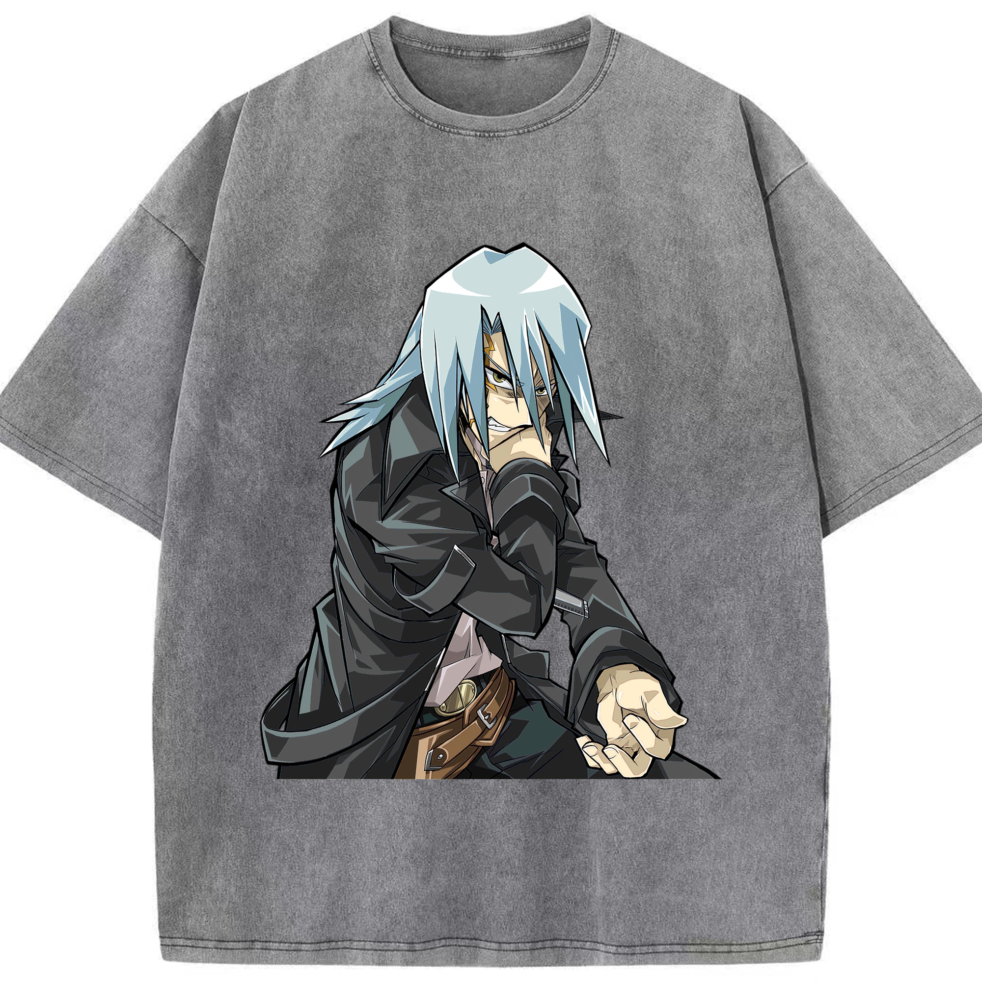 （画像用） 遊☆戯☆王 Yu-Gi-Oh! 綿100% ヴィンテージ風 半袖Tシャツ（フロントプリント）