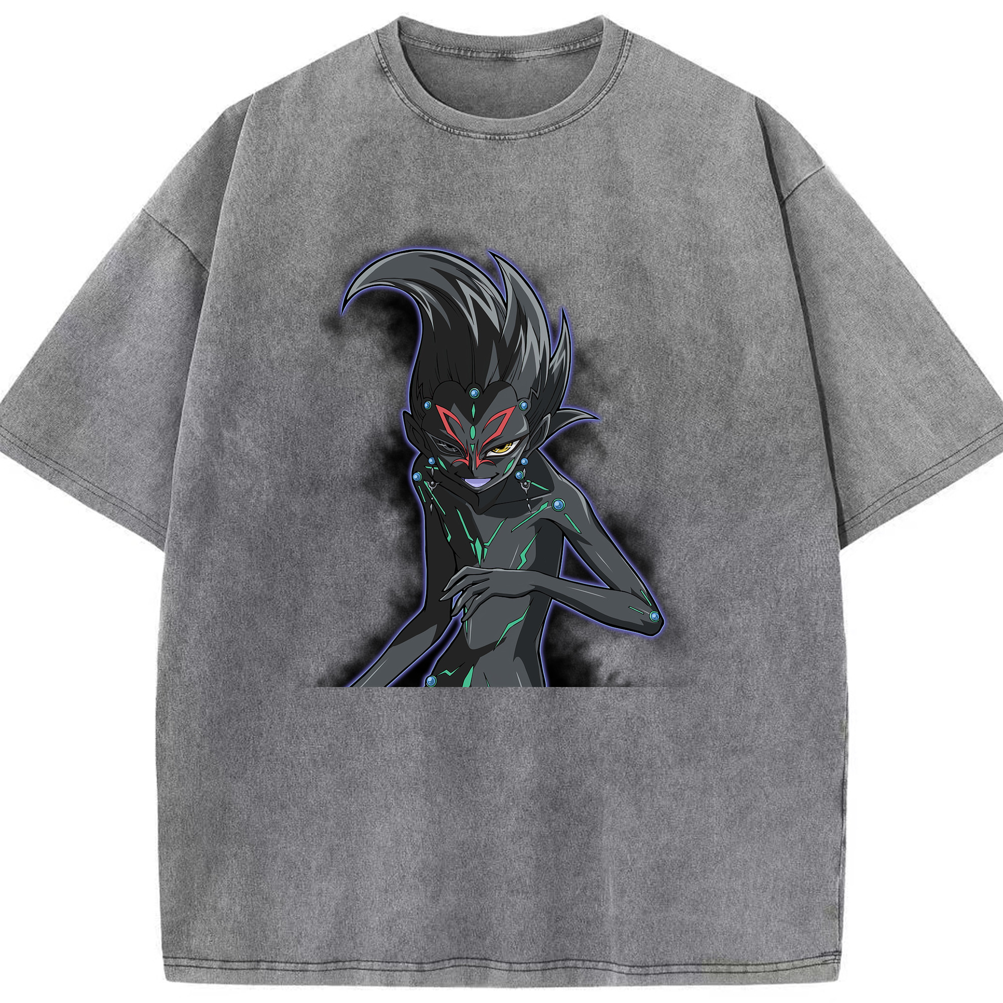 （画像用） 遊☆戯☆王 Yu-Gi-Oh! 綿100% ヴィンテージ風 半袖Tシャツ（フロントプリント）