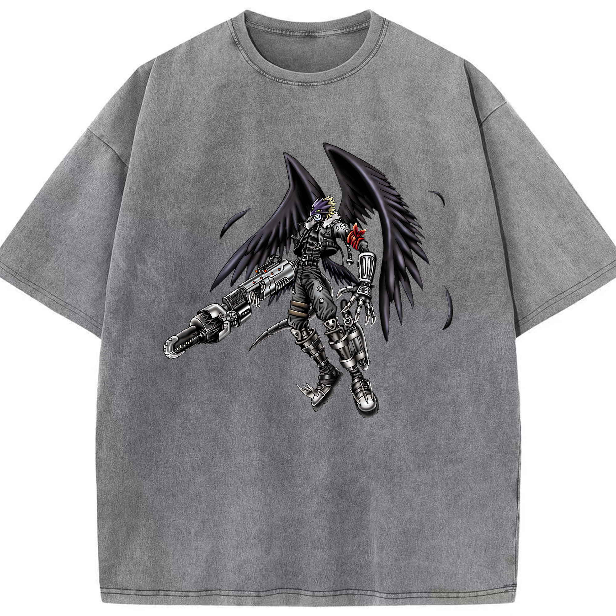 （画像用） 遊☆戯☆王 Yu-Gi-Oh! 綿100% ヴィンテージ風 半袖Tシャツ（フロントプリント）