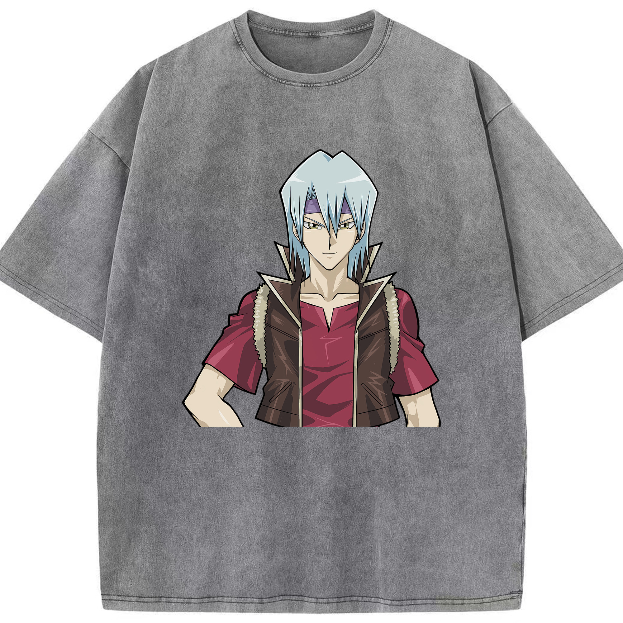 （画像用） 遊☆戯☆王 Yu-Gi-Oh! 綿100% ヴィンテージ風 半袖Tシャツ（フロントプリント）