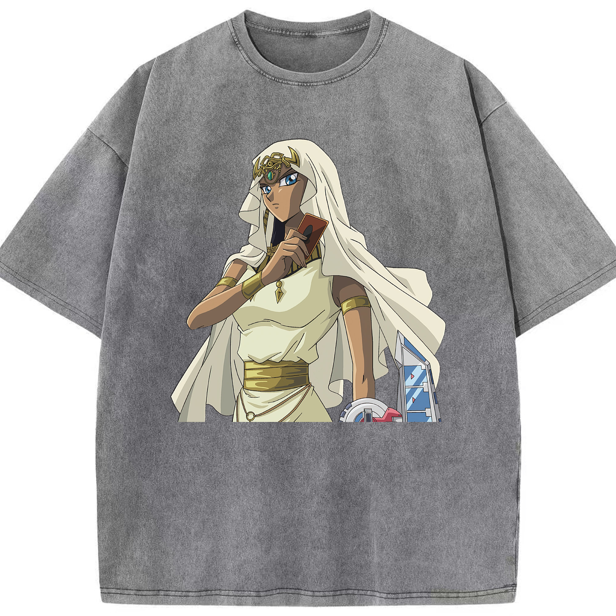 （画像用） 遊☆戯☆王 Yu-Gi-Oh! 綿100% ヴィンテージ風 半袖Tシャツ（フロントプリント）