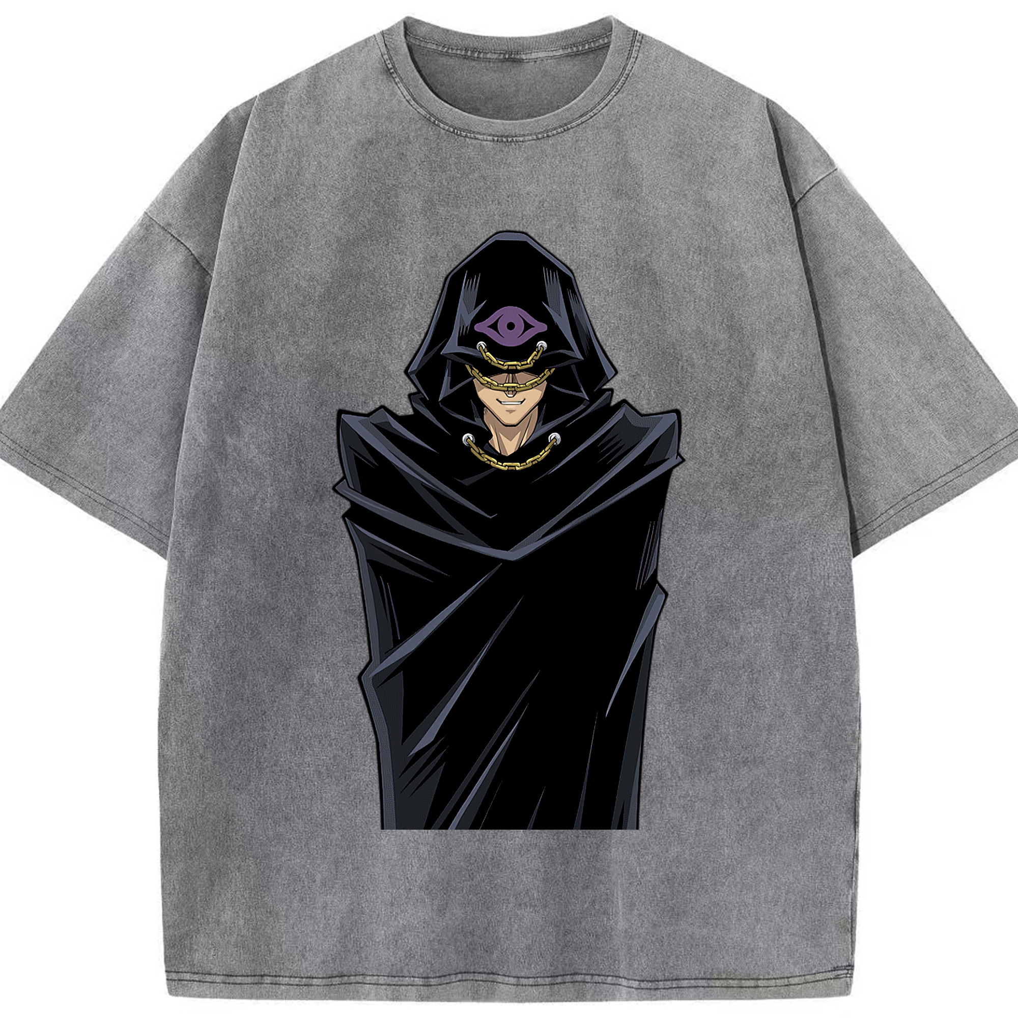 （画像用） 遊☆戯☆王 Yu-Gi-Oh! 綿100% ヴィンテージ風 半袖Tシャツ（フロントプリント）