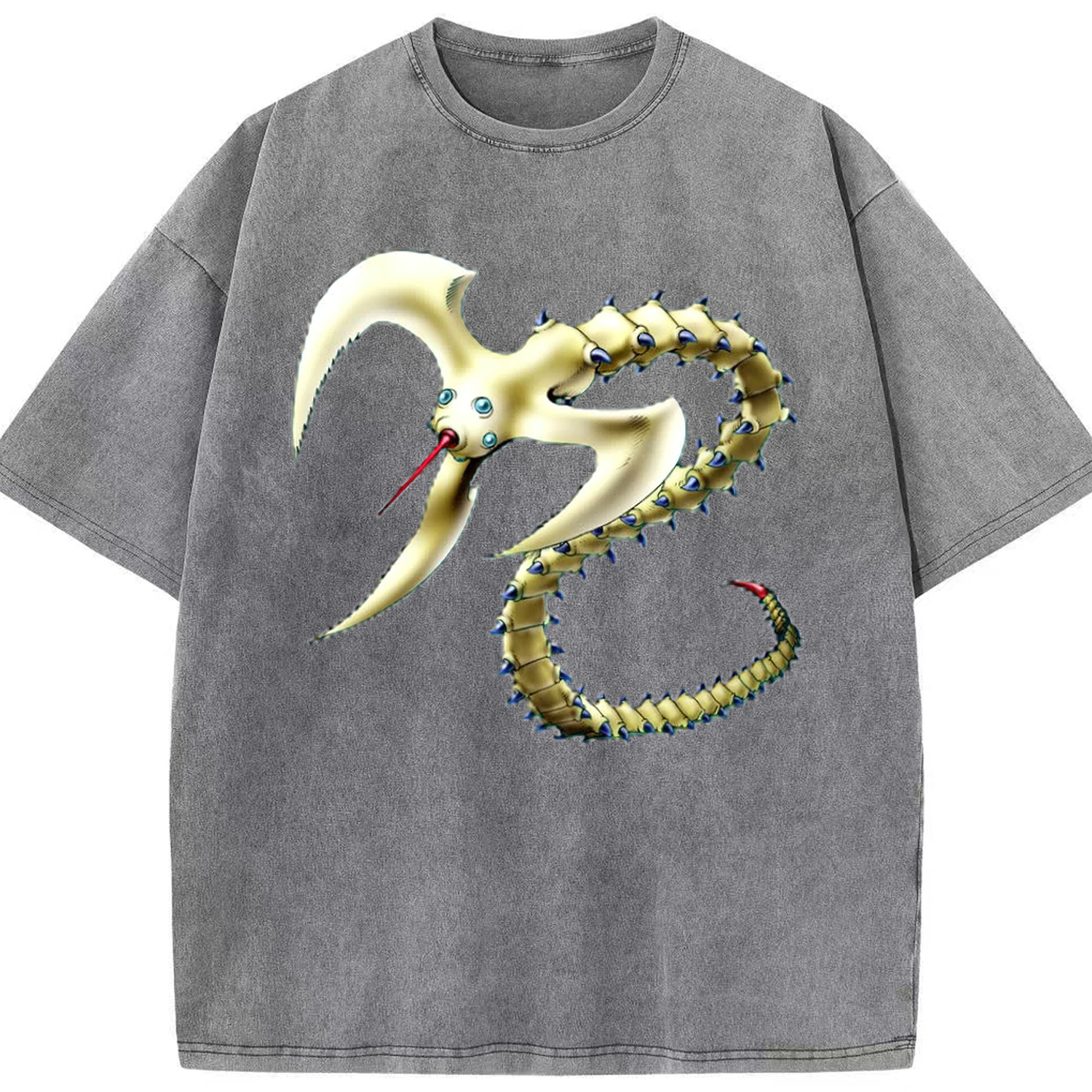 （画像用） 遊☆戯☆王 Yu-Gi-Oh! 綿100% ヴィンテージ風 半袖Tシャツ（フロントプリント）