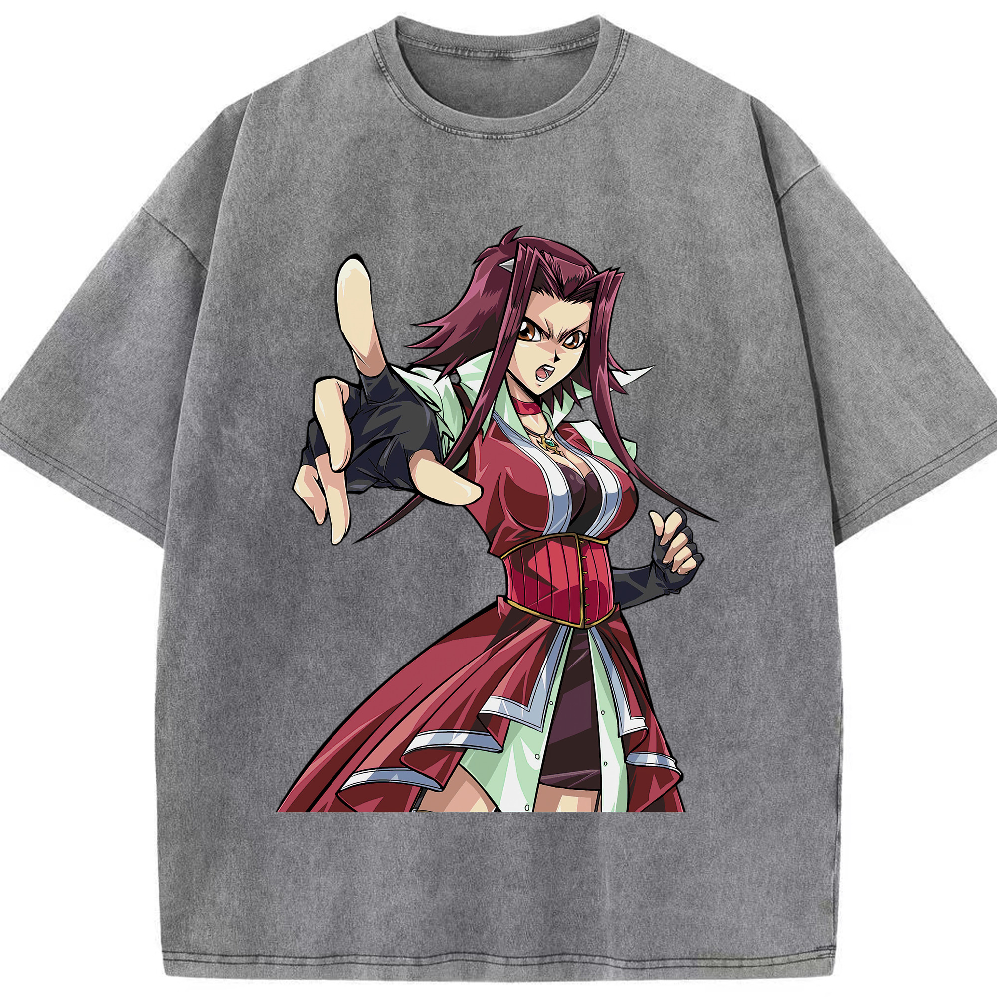 （画像用） 遊☆戯☆王 Yu-Gi-Oh! 綿100% ヴィンテージ風 半袖Tシャツ（フロントプリント）