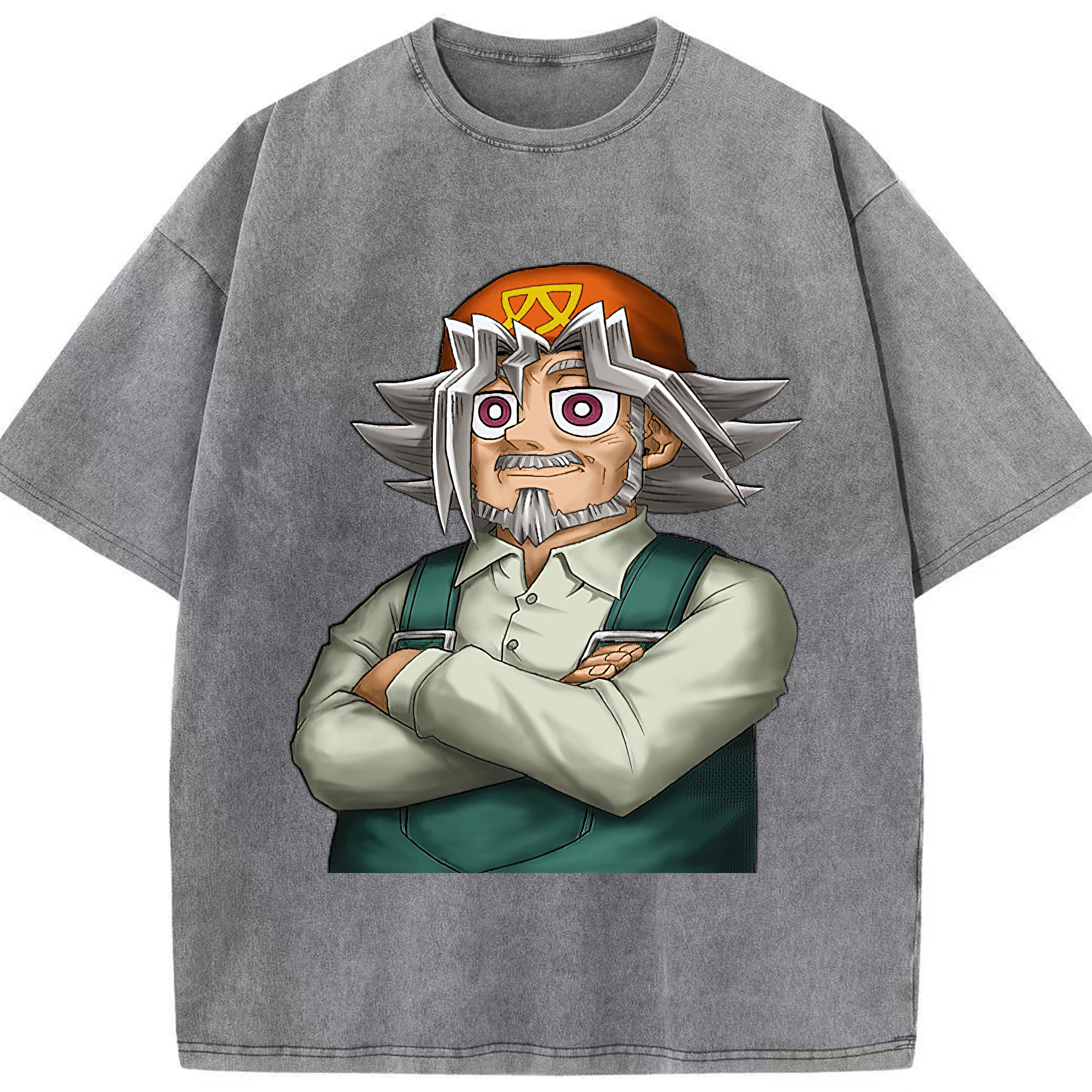 （画像用） 遊☆戯☆王 Yu-Gi-Oh! 綿100% ヴィンテージ風 半袖Tシャツ（フロントプリント）