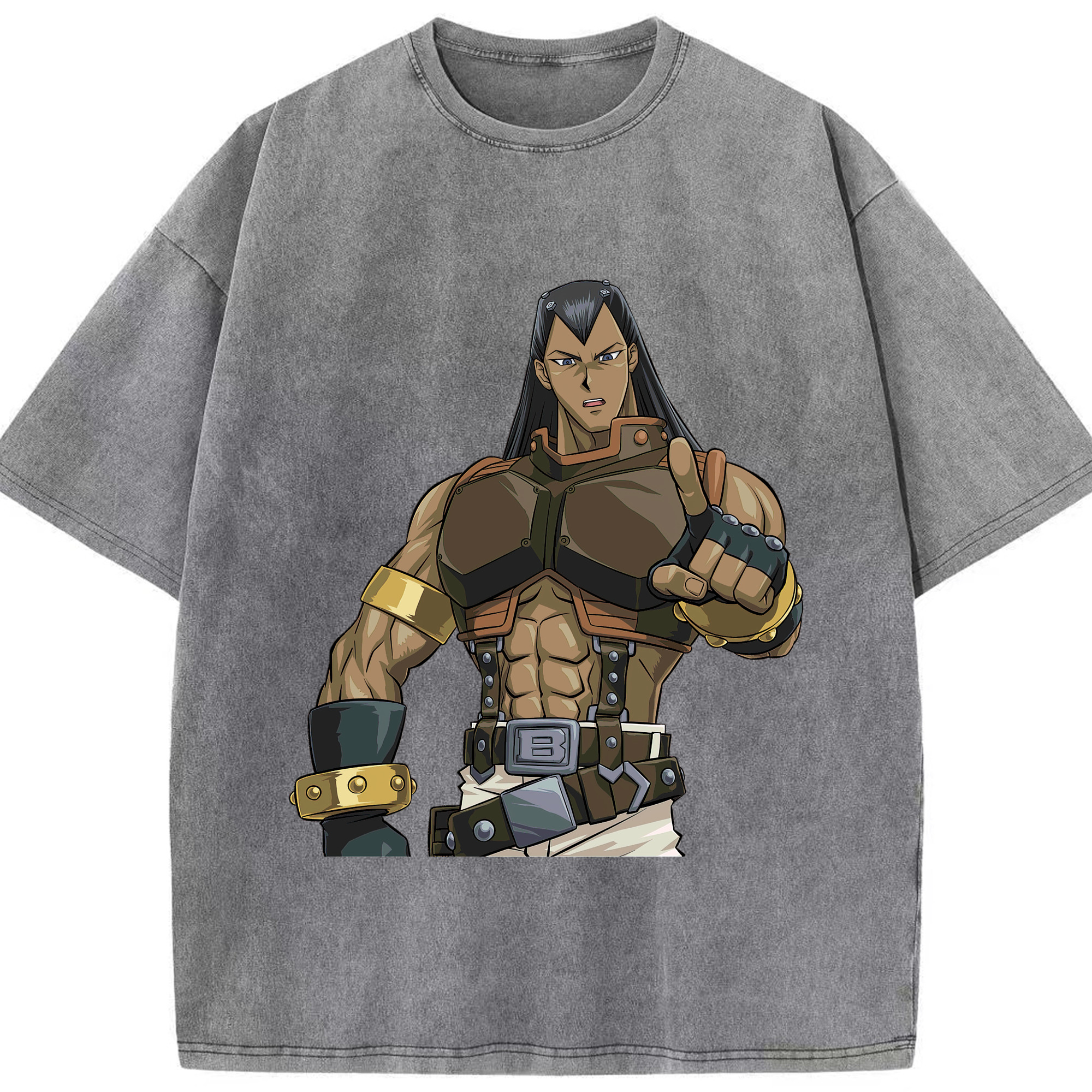 （画像用） 遊☆戯☆王 Yu-Gi-Oh! 綿100% ヴィンテージ風 半袖Tシャツ（フロントプリント）