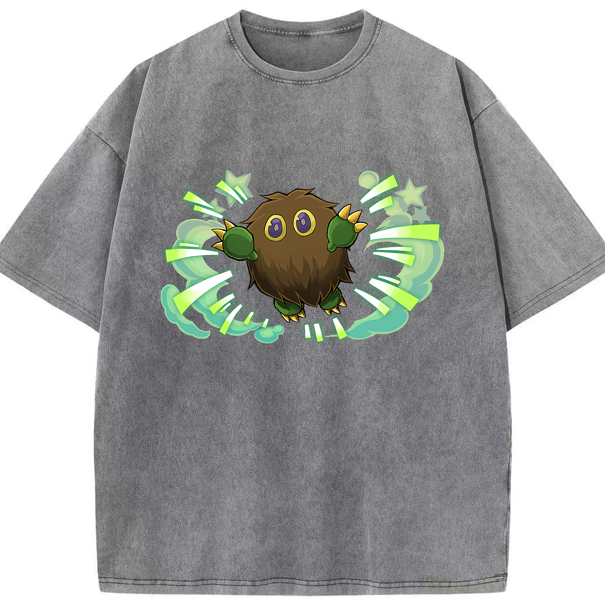 （画像用） 遊☆戯☆王 Yu-Gi-Oh! 綿100% ヴィンテージ風 半袖Tシャツ（フロントプリント）