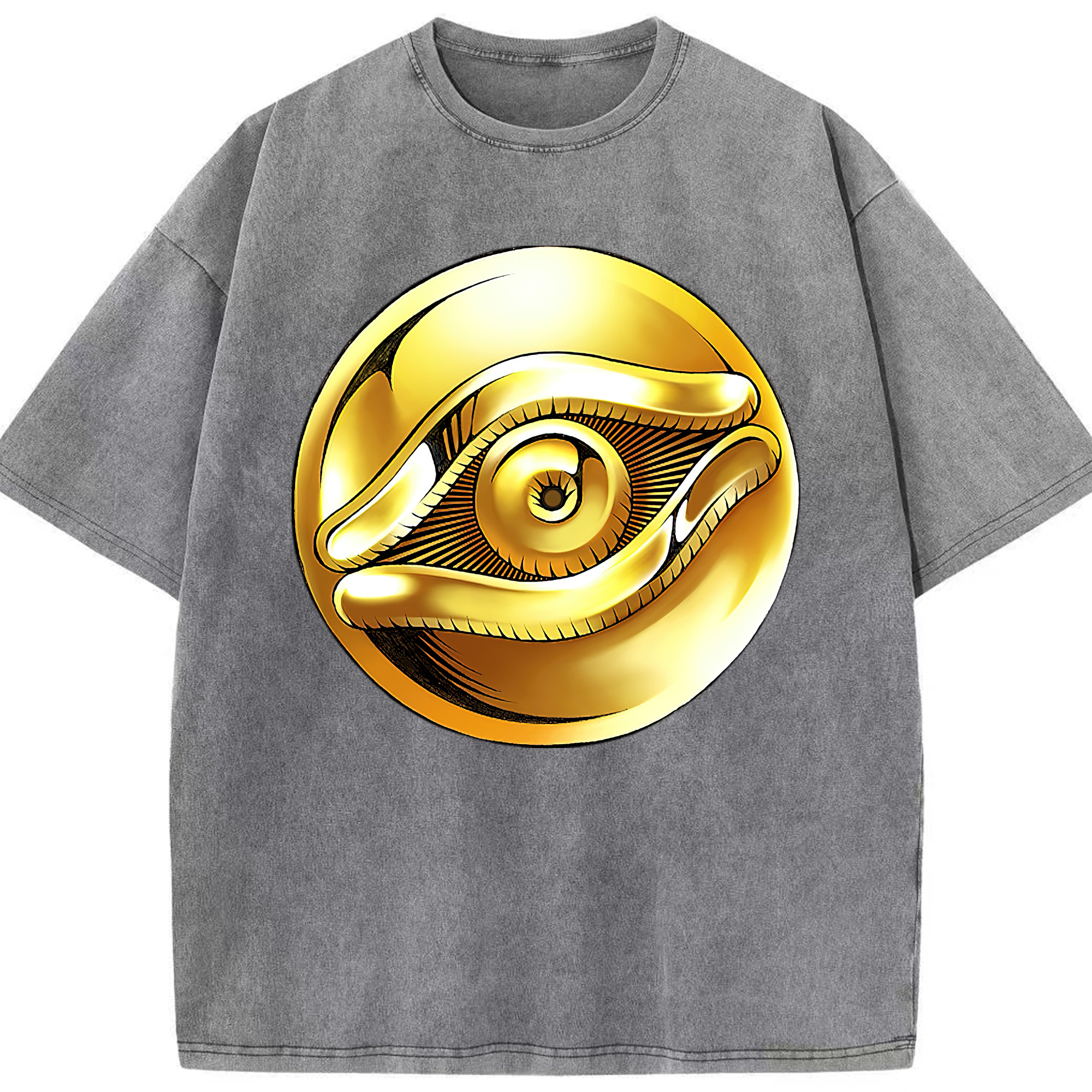 （画像用） 遊☆戯☆王 Yu-Gi-Oh! 綿100% ヴィンテージ風 半袖Tシャツ（フロントプリント）
