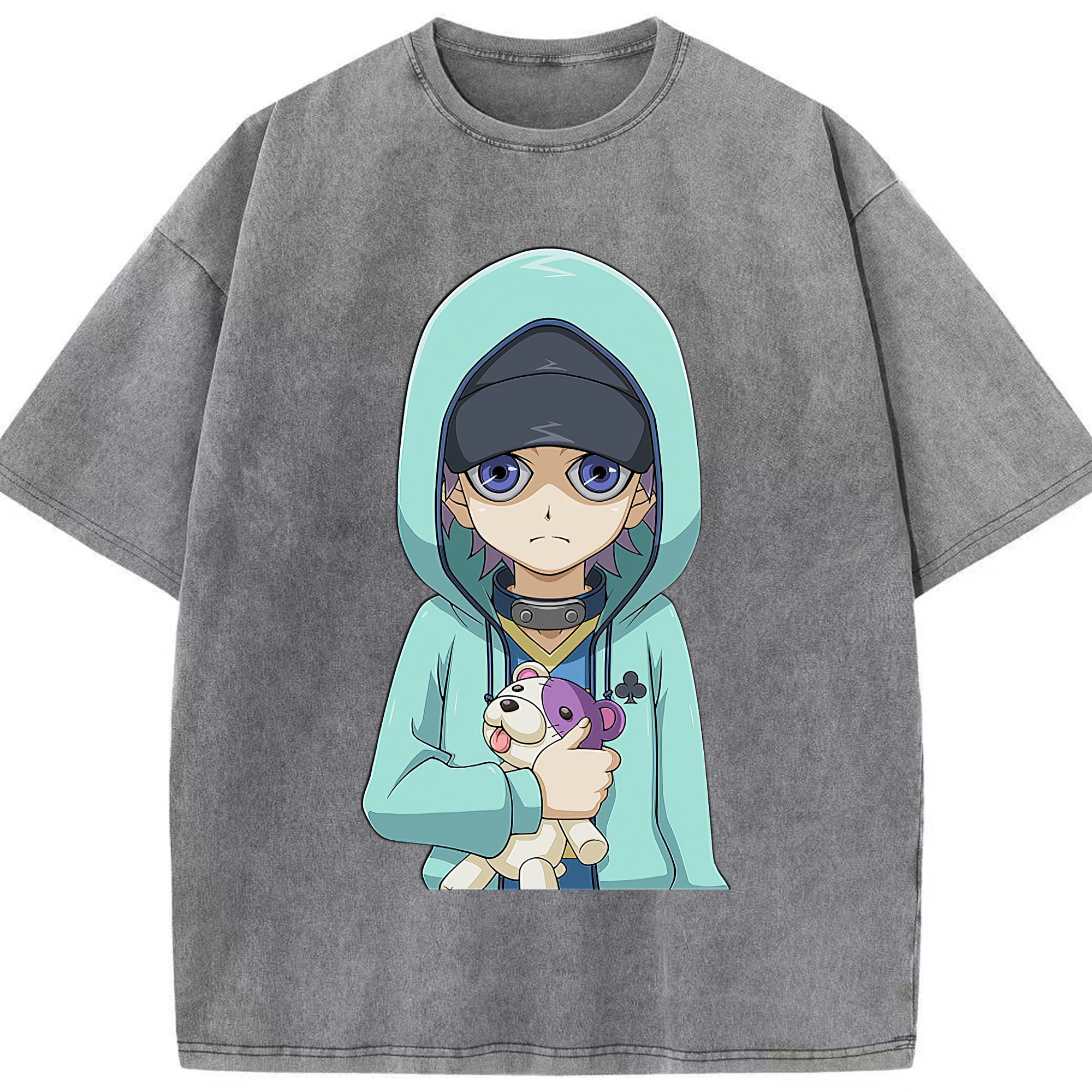 （画像用） 遊☆戯☆王 Yu-Gi-Oh! 綿100% ヴィンテージ風 半袖Tシャツ（フロントプリント）