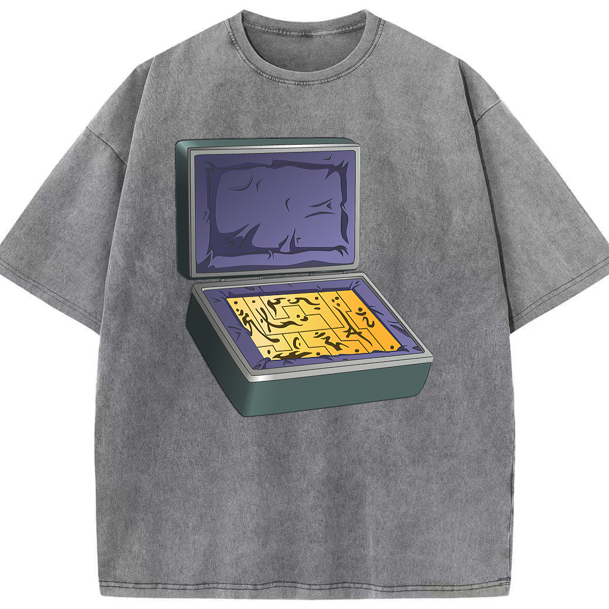 （画像用） 遊☆戯☆王 Yu-Gi-Oh! 綿100% ヴィンテージ風 半袖Tシャツ（フロントプリント）