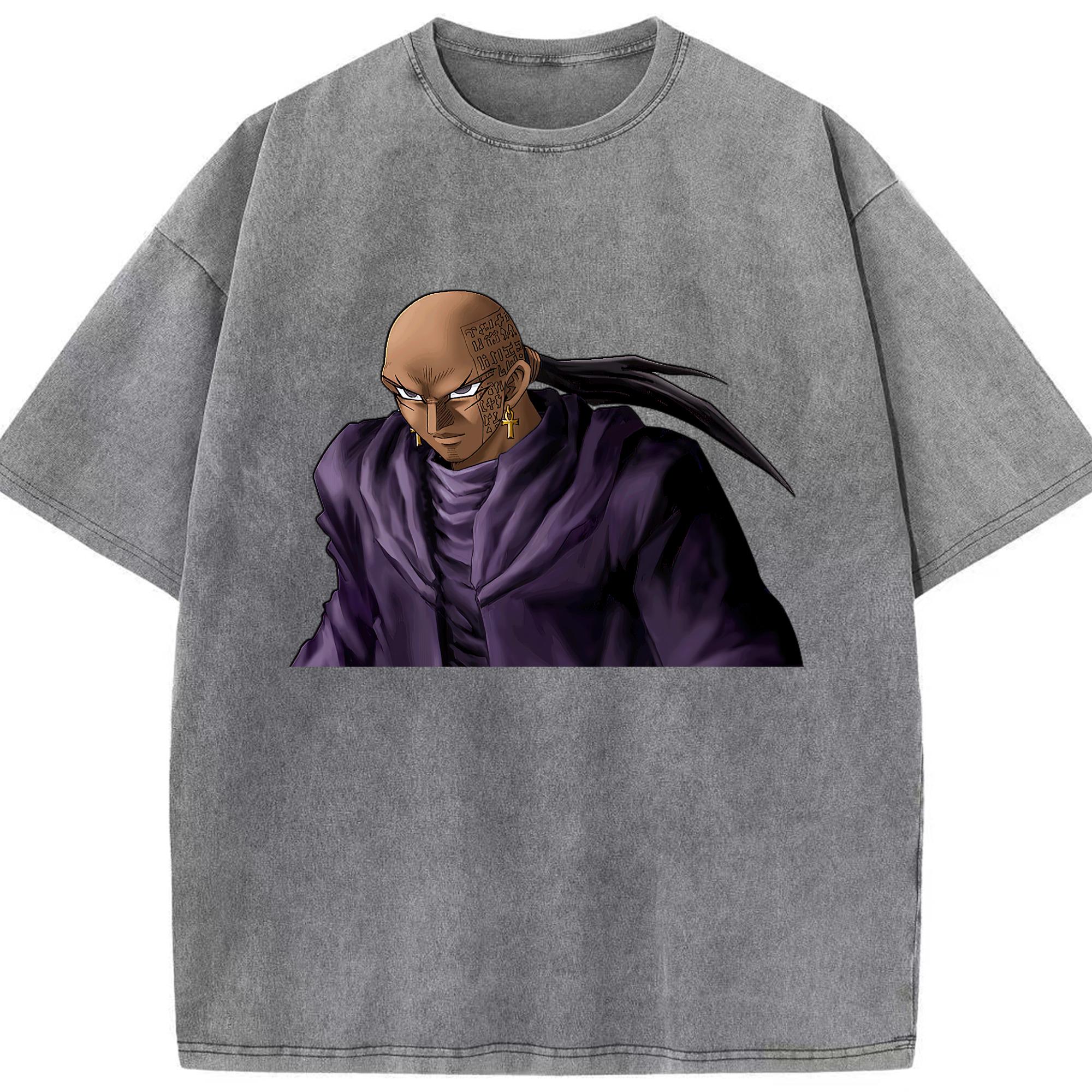 （画像用） 遊☆戯☆王 Yu-Gi-Oh! 綿100% ヴィンテージ風 半袖Tシャツ（フロントプリント）