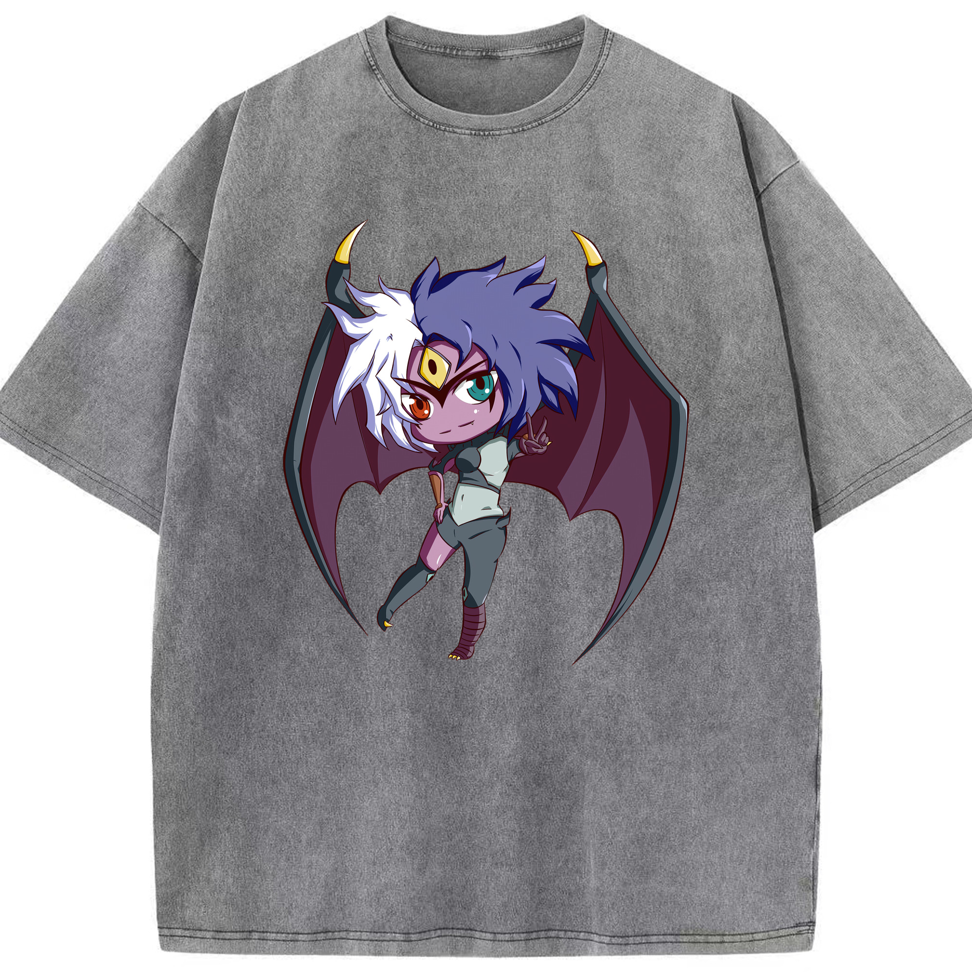 （画像用） 遊☆戯☆王 Yu-Gi-Oh! 綿100% ヴィンテージ風 半袖Tシャツ（フロントプリント）